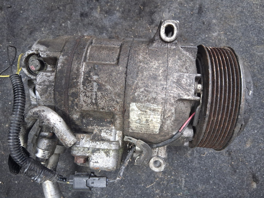 NISSAN QASHQAI J10 MK1 2.0 DIESEL AIR CON AC COMPRESSOR 92600BB01A
