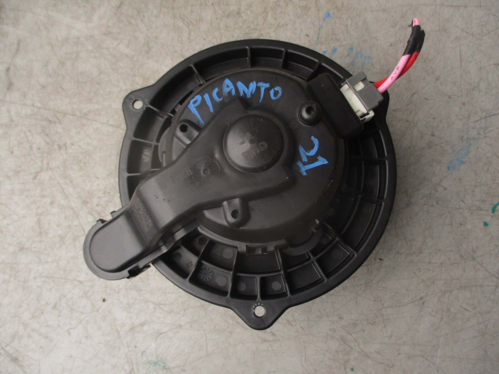 2021 KIA PICANTO MK3 1.0 PETROL HEATER BLOWER MOTOR F00S3B2563