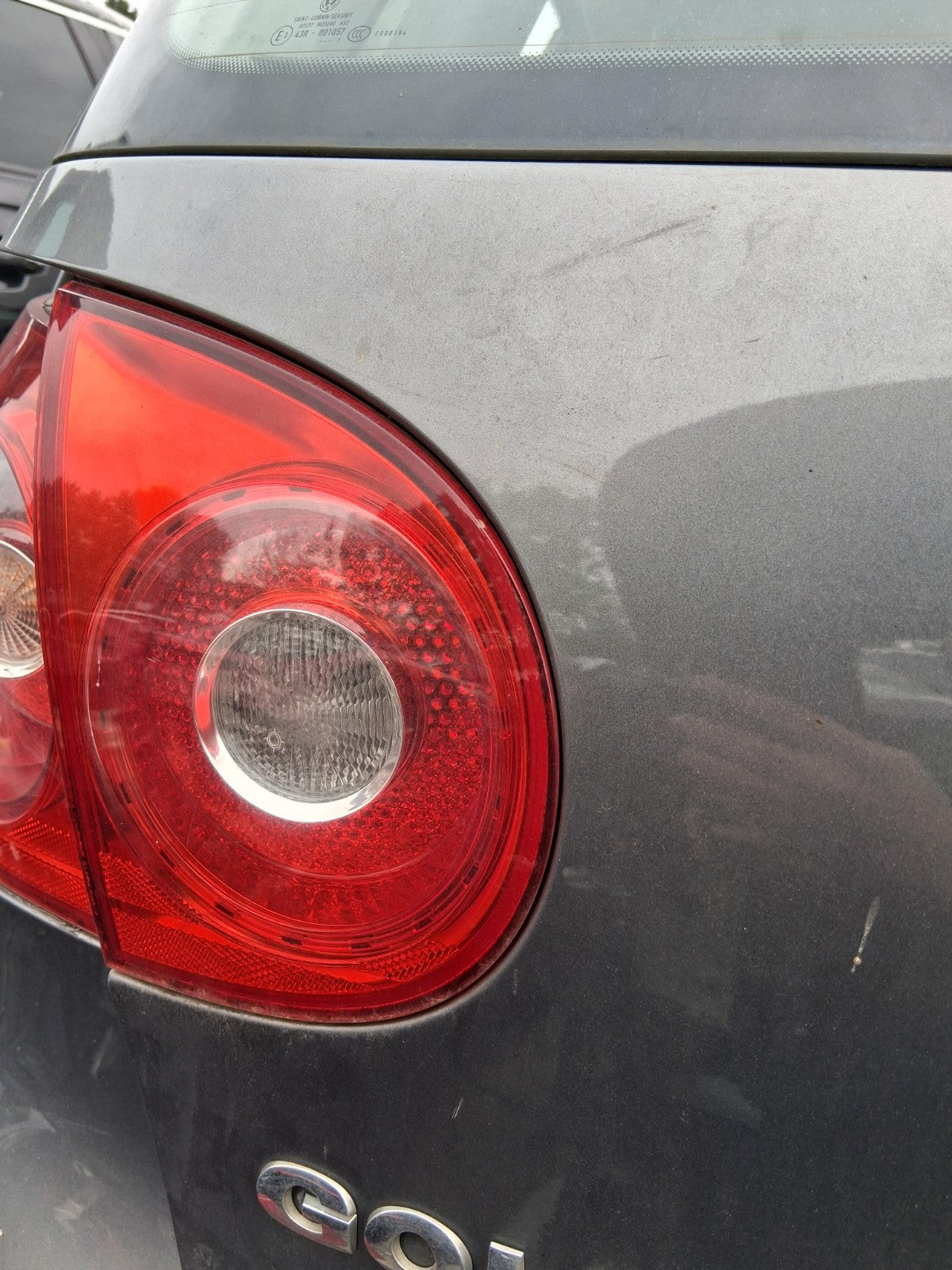 2007 VW VOLKSWAGEN GOLF MK5 NSR PASSENGER SIDE REAR LEFT TAIL LIGHT