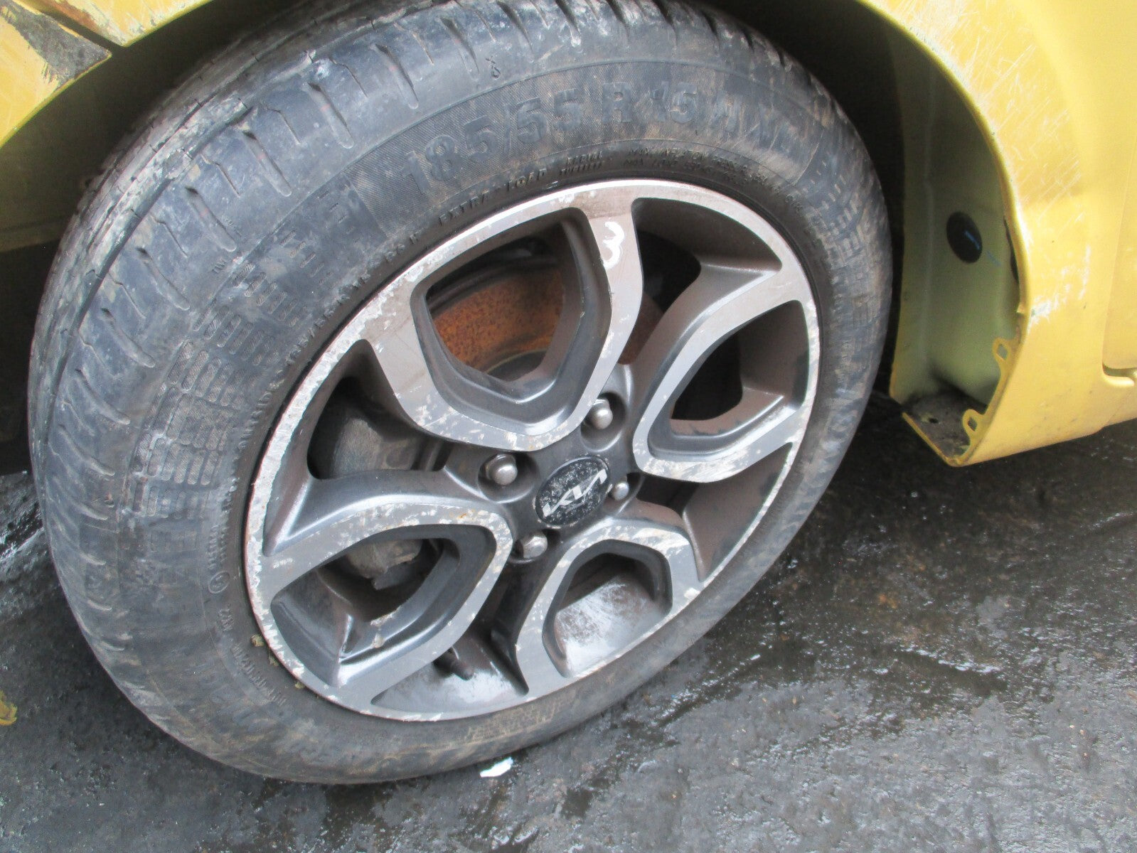 2023 KIA PICANTO MK3 15 INCH ALLOY WHEEL WITH TYRE 185/55R15 REF 3