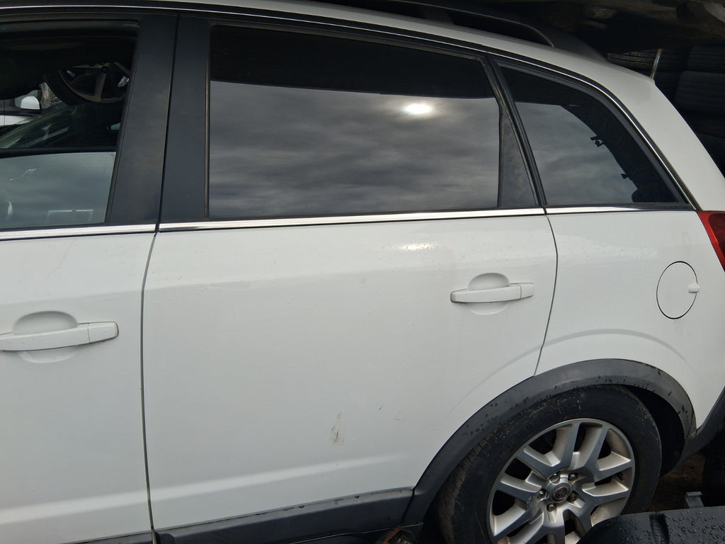 2015 VAUXHALL ANTARA MK1 NSR PASSENGER SIDE REAR COMPLETE DOOR WHITE GAZ