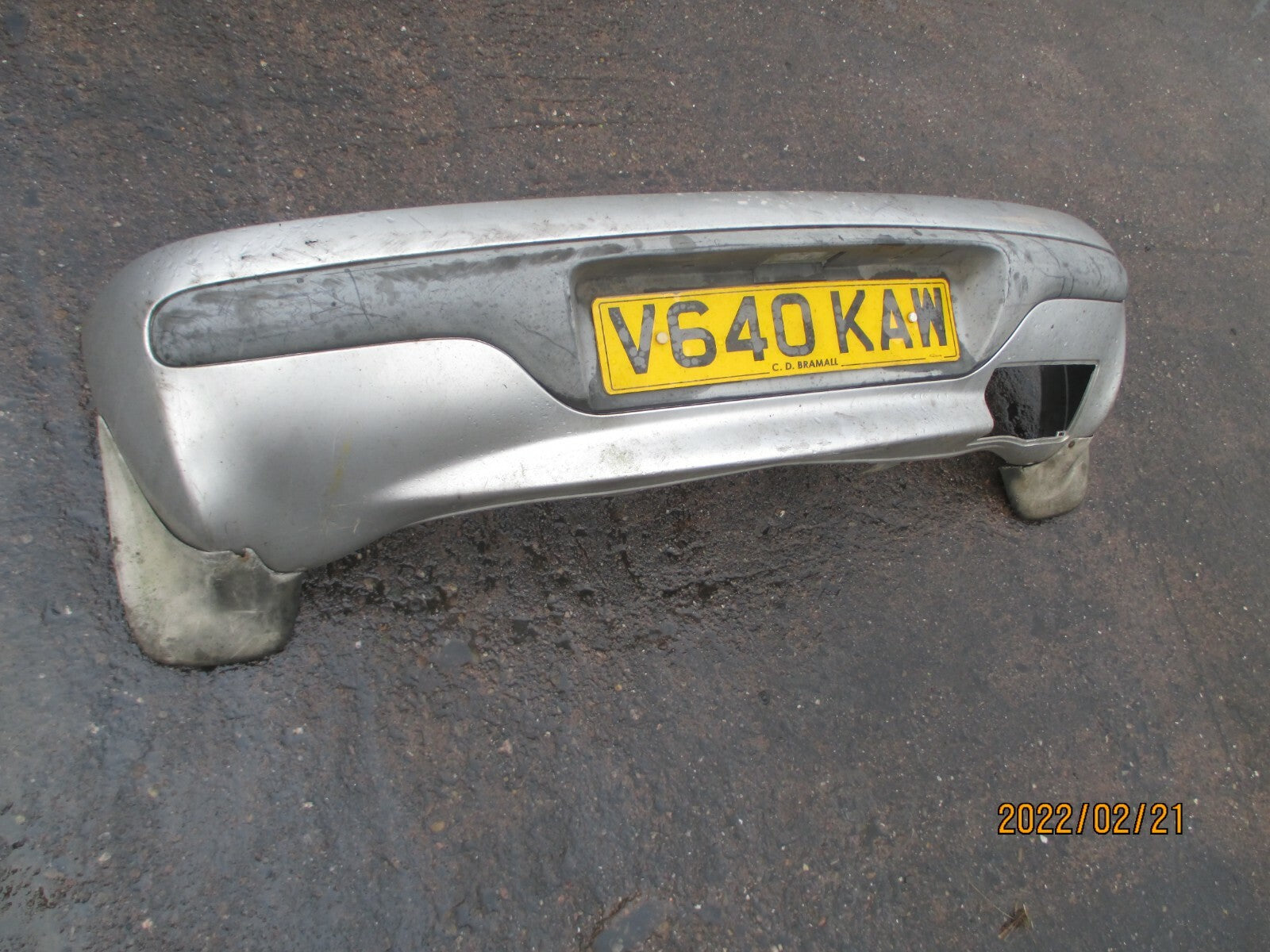 VAUXHALL TIGRA A MK1 1999 REAR BUMPER SILVER