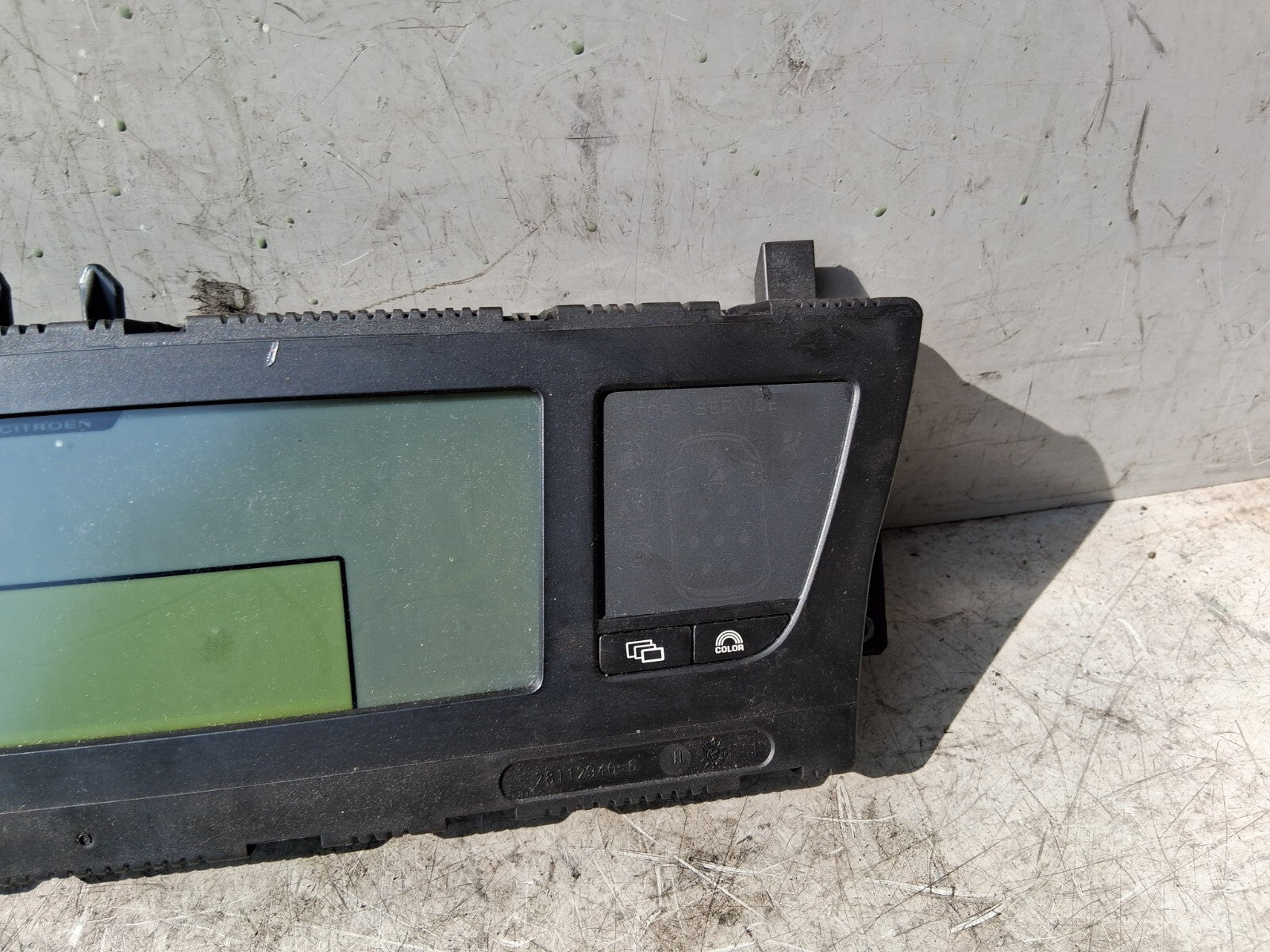 2009 CITROEN C4 GRAND PICASSO SPEEDO METER INSTRUMENT CLUSTER P9666217280