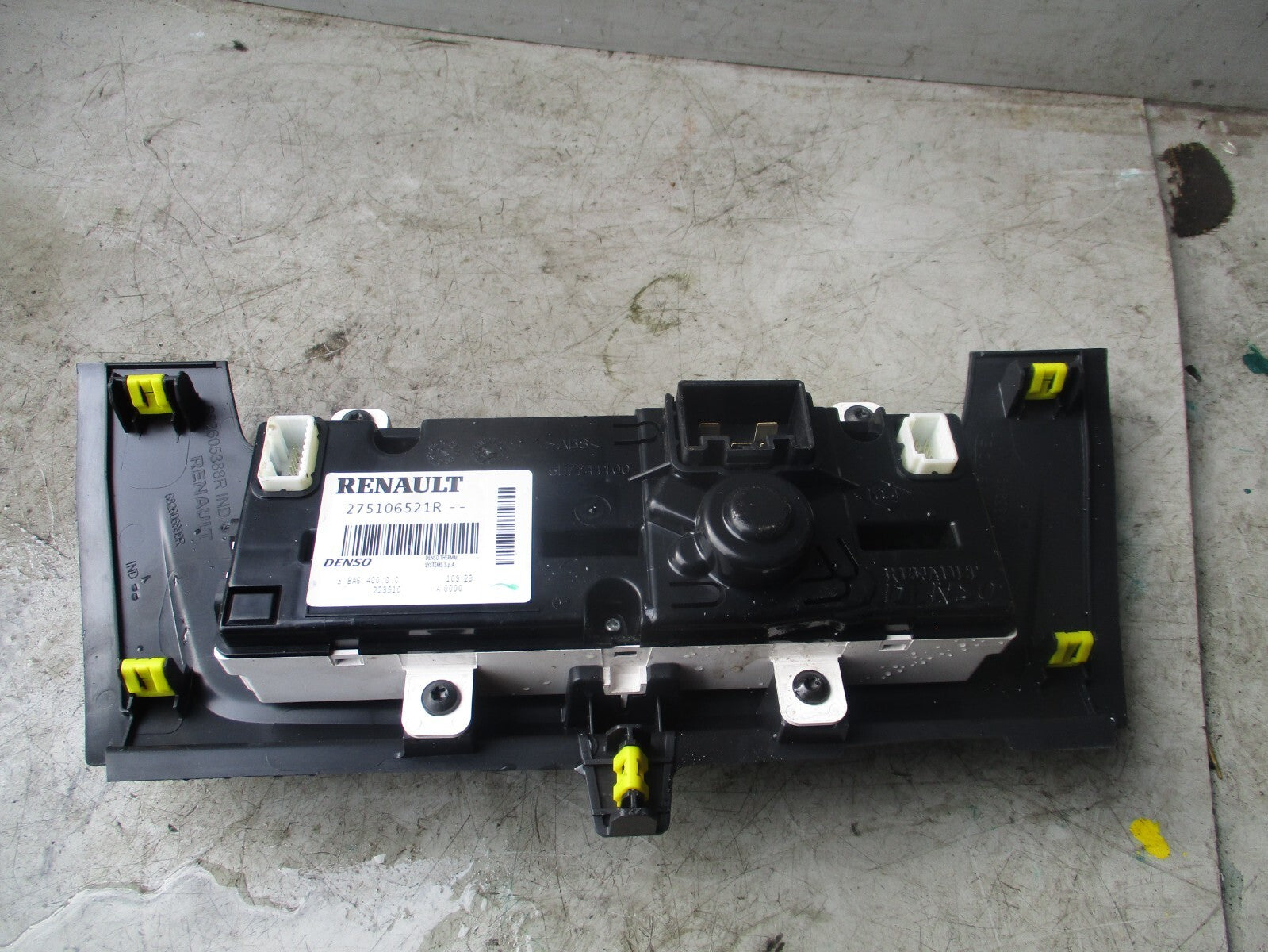 2023 RENAULT MASTER AC HEATER CONTROL WITH TRIM 275106521R