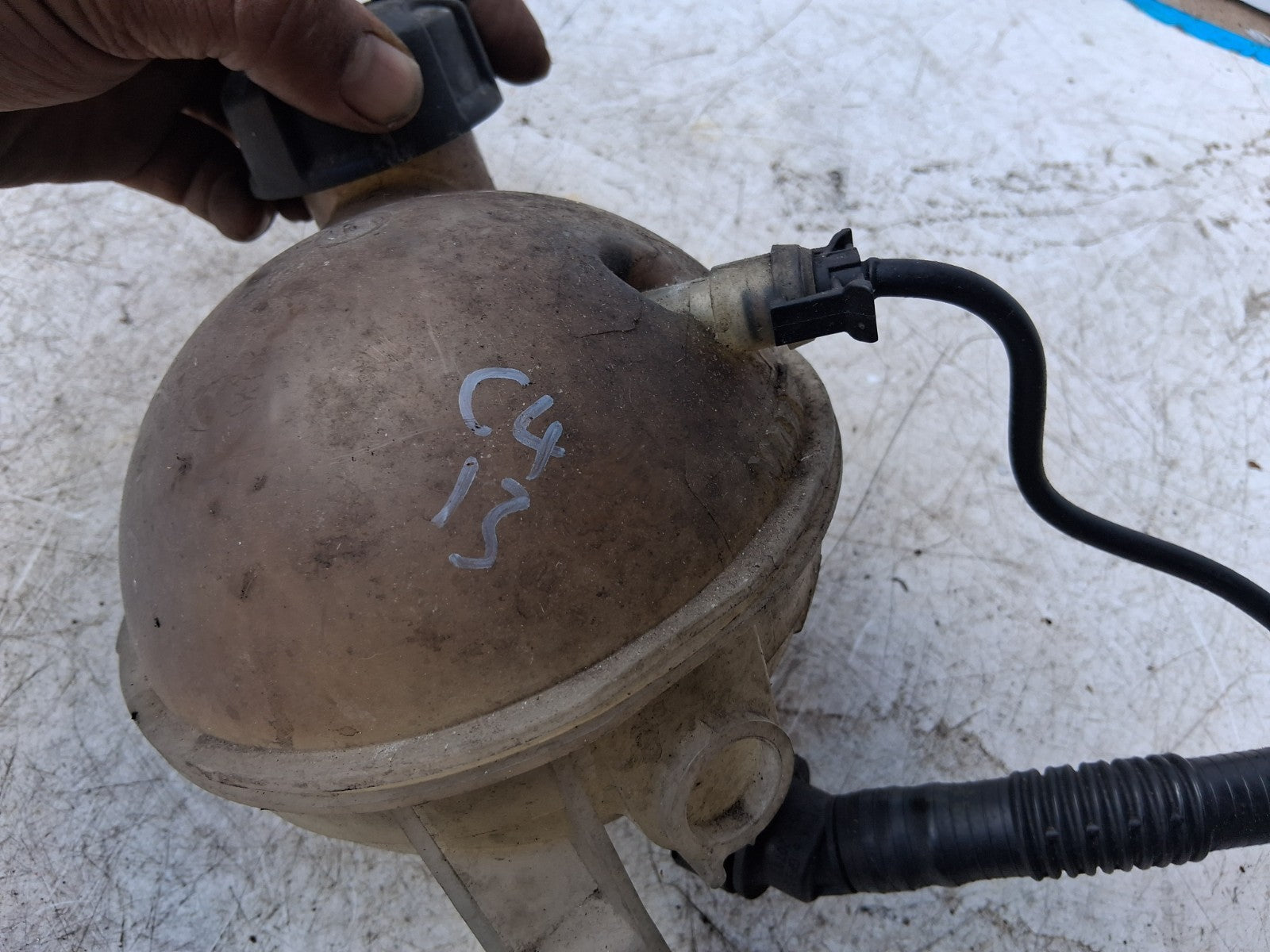 2013 CITROEN C4 MK2 WATER COOLANT BOTTLE EXPANSION OVERFLOW TANK