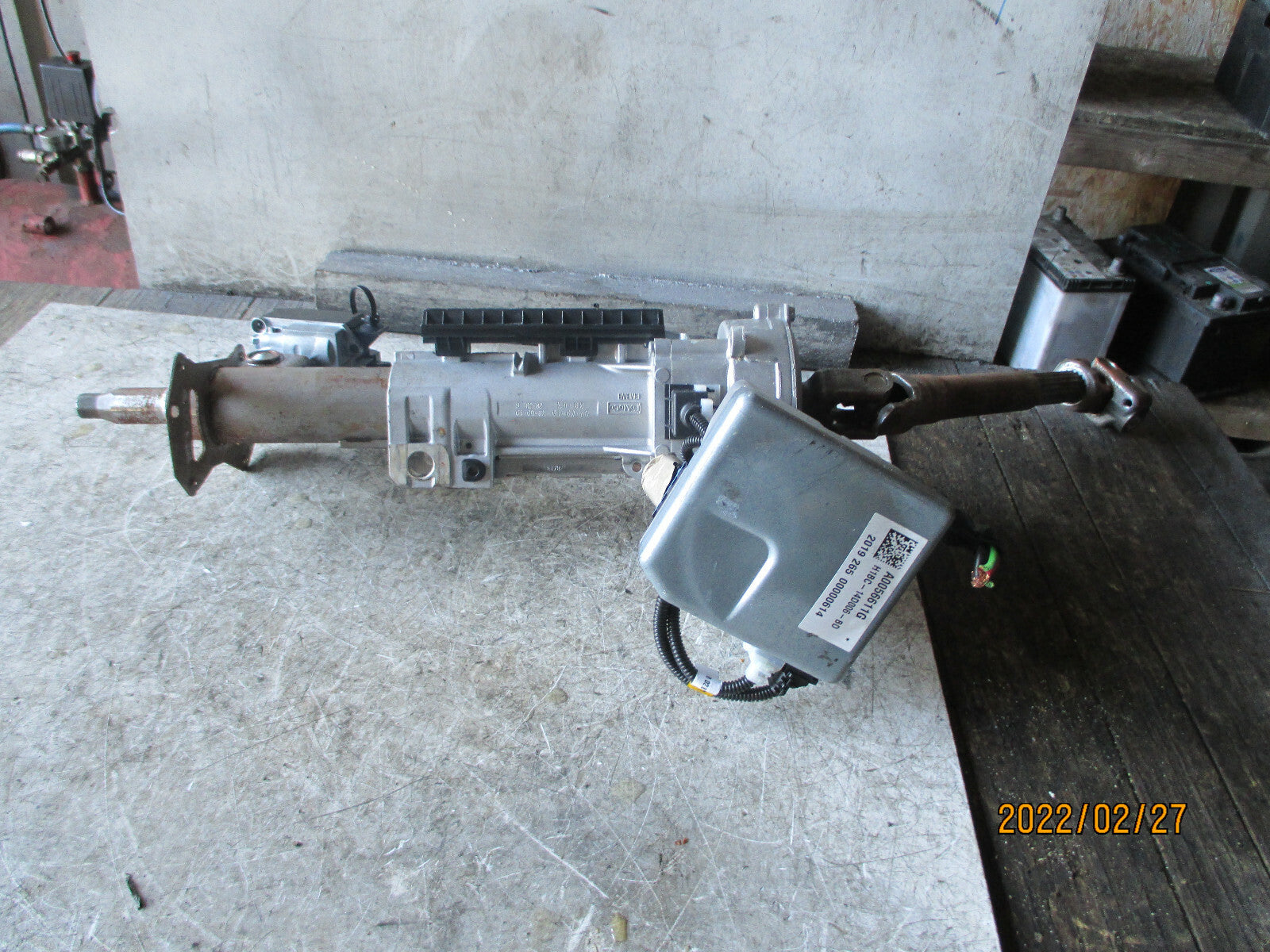 FORD FIESTA 2019 MK8 ELECTRIC POWER STEERING COLUMN H1BC3D077DR