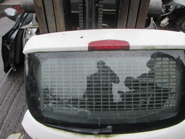 2011 VAUXHALL CORSA D 3 DOOR TAILGATE  BOOT LID WHITE
