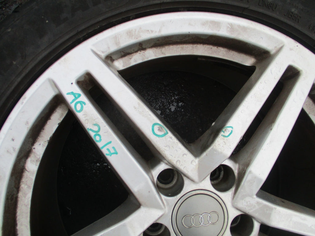 2017 AUDI A6 C7 18 INCH ALLOY WHEEL WITH TYRE 245/45R18 4G0601025CP REF 4