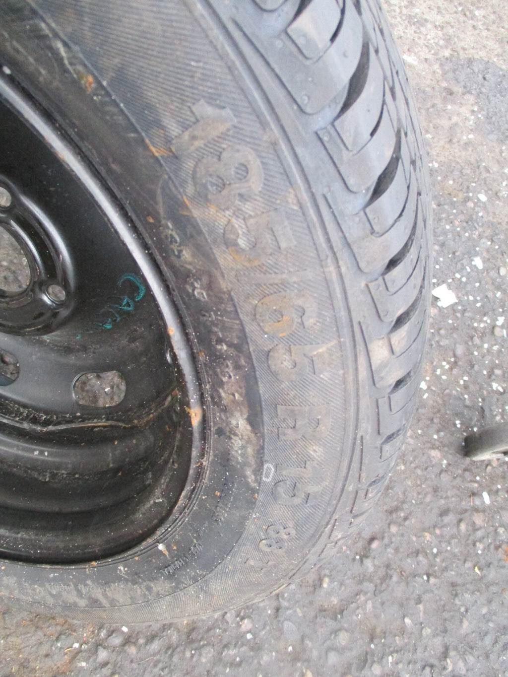 CITROEN C4 CACTUS 2018 15 INCH STEEL SPARE WHEEL WITH TYRE 185/65R15