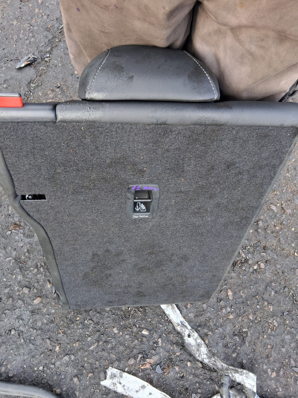 2024 AUDI A1 S LINE MK2 GB NSR PASSENGER SIDE REAR LEFT SEAT TOP ONLY
