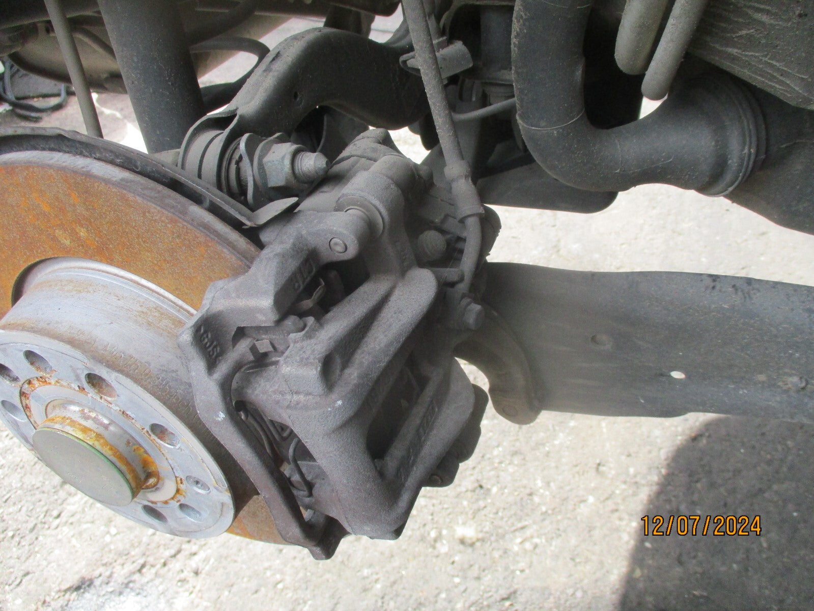 VW VOLKSWAGEN GOLF MK8 2023 OSR DRIVER SIDE REAR BRAKE CALIPER 5R3615406A