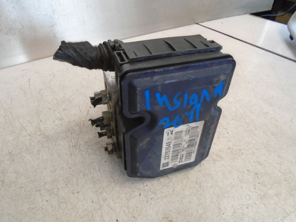 VAUXHALL INSIGNIA A 2011 2.0 CDTI ABS PUMP MODULE 22757649