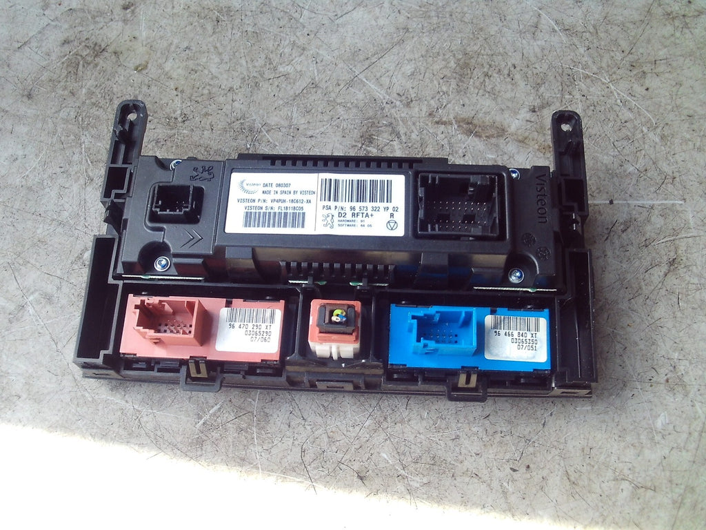 2007 PEUGEOT 407 A/C HEATER CLIMATE CONTROL 96573322YP02