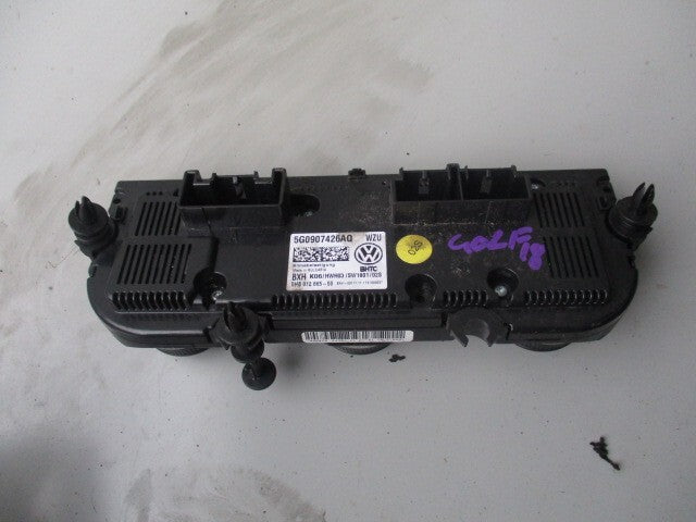 VW VOLKSWAGEN GOLF MK7 2018 HEATER A CLIMATE CONTROL SWITCH 5G0907426AQ