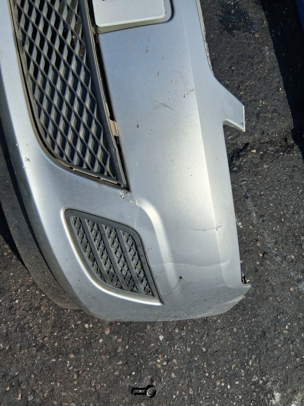 2006 FORD FIESTA MK6 COMPLETE FRONT BUMPER SILVER