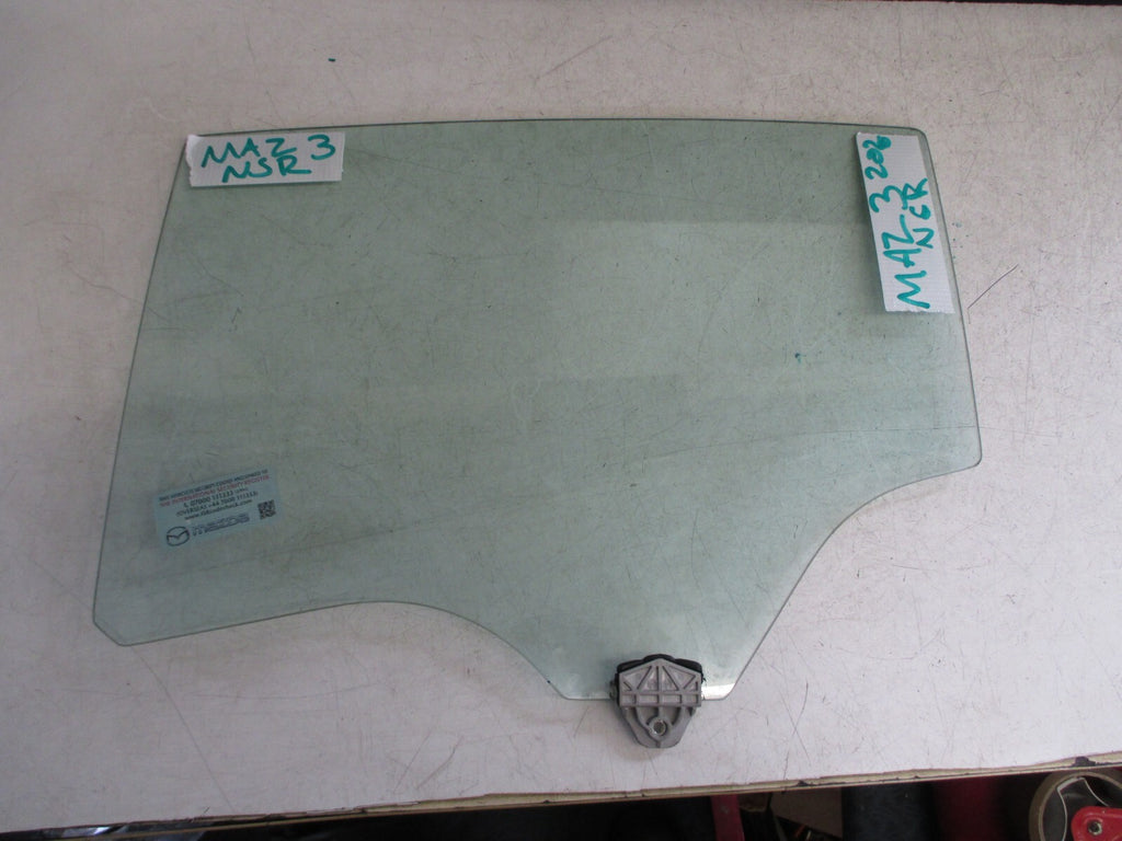MAZDA 3 MK4 BP 2021 5 DOOR NSR PASSENGER SIDE REAR DOOR WINDOW GLASS PANE