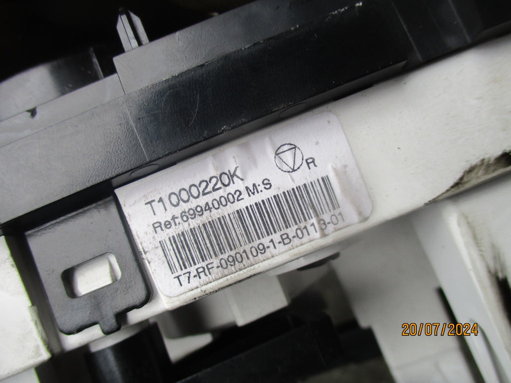 PEUGEOT 308 MK1 2009 HEATER AC CLIMATE CONTROL SWITCH PANEL