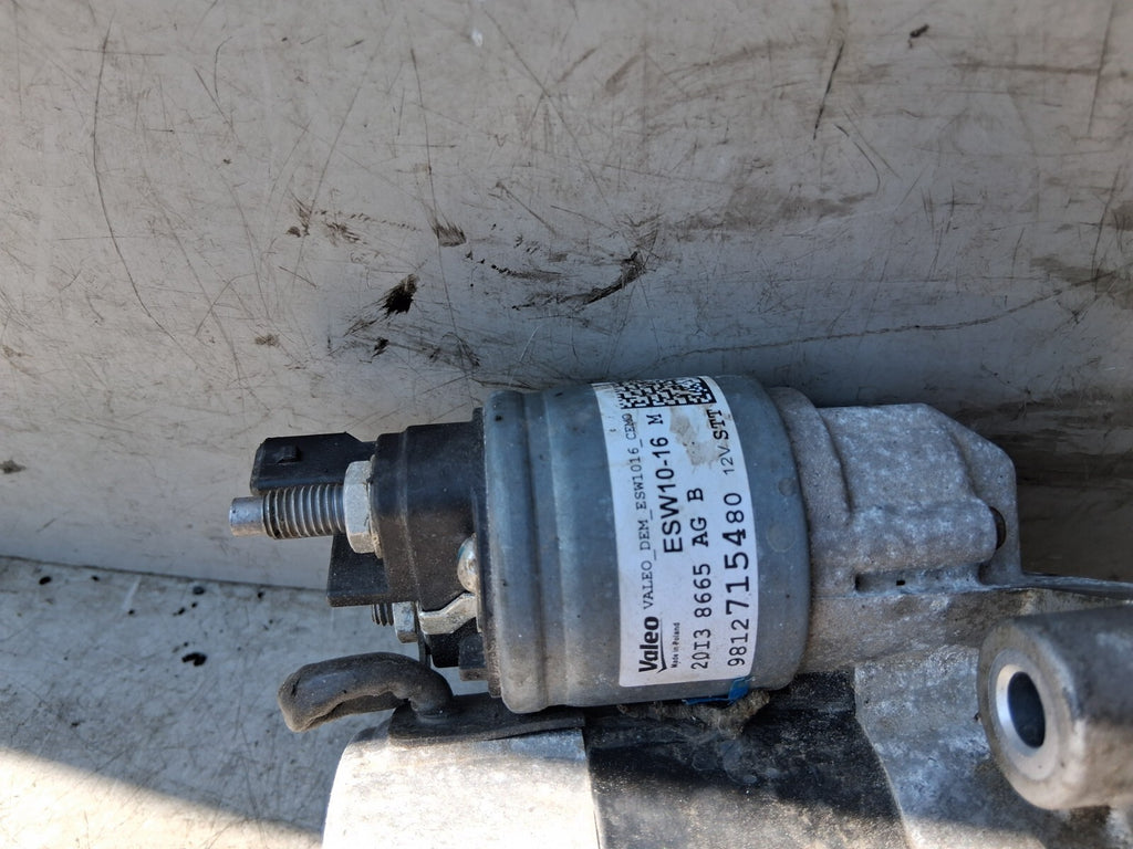 2022 CITROEN C4 STARTER MOTOR 9812715480
