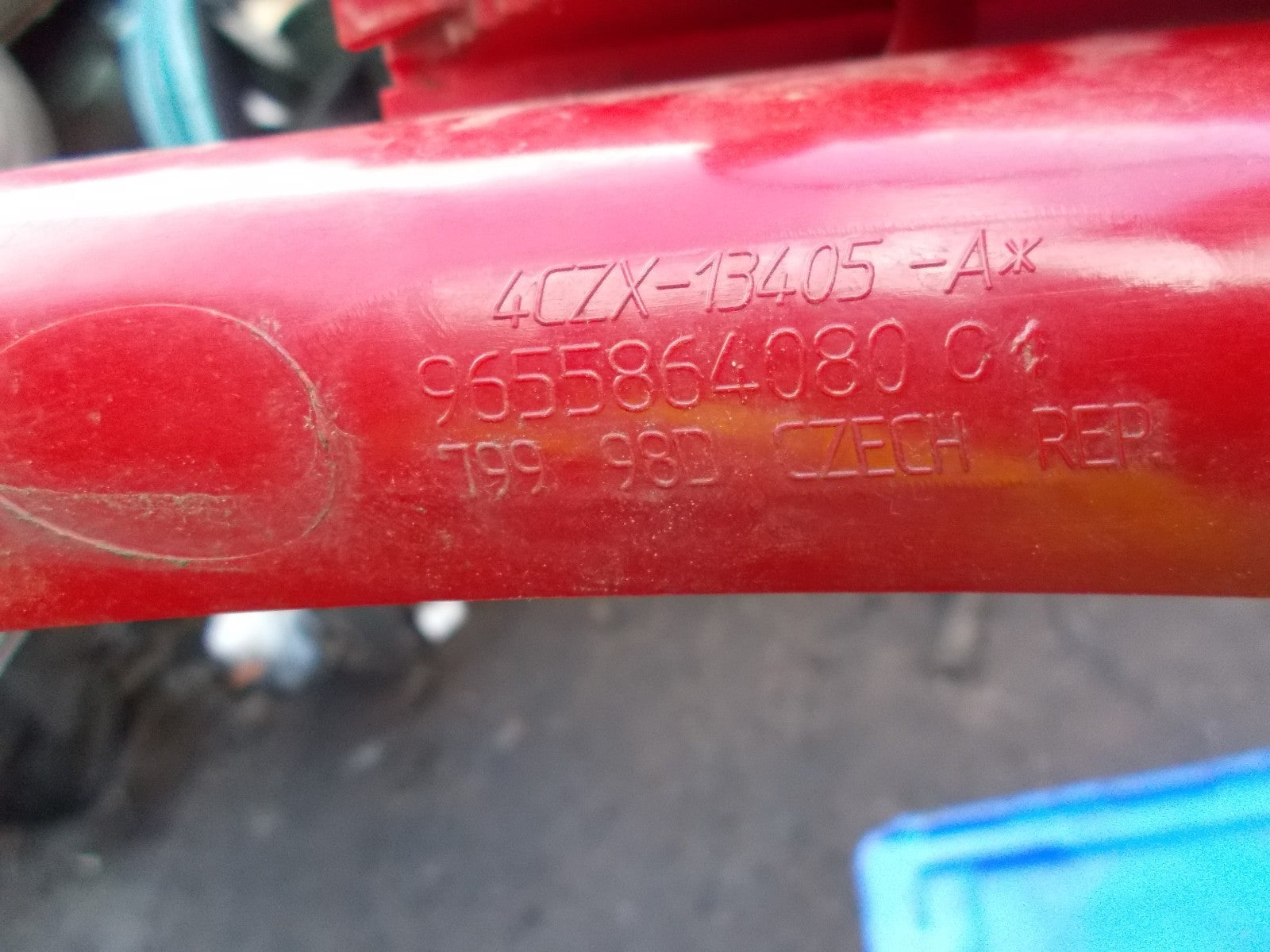 2012 CITROEN C4 MK2 NSR PASSENGER SIDE REAR LIGHT 9655864080