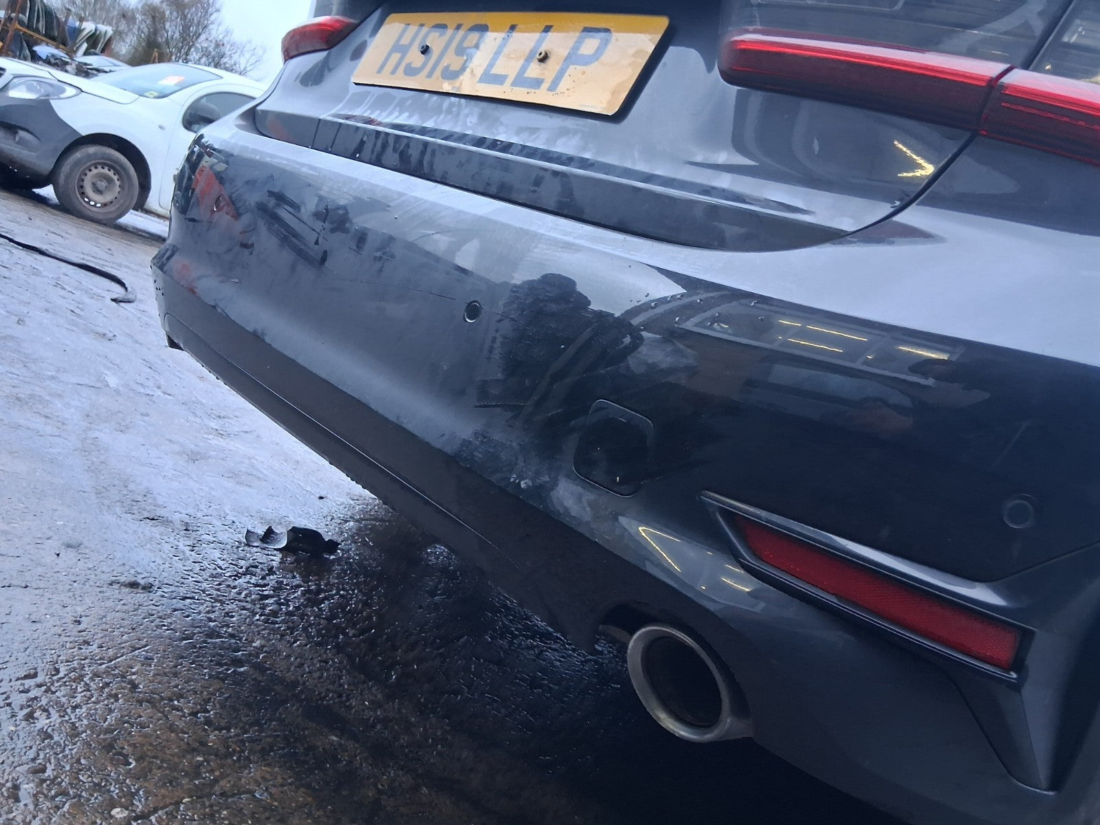 2019 BMW 3 SERIES SALOON G20 REAR COMPLETE BUMPER BLACK SAPPHIRE METALLIC 475