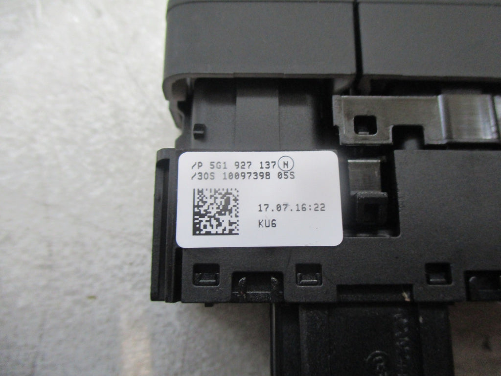 VOLKSWAGEN VW GOLF MK7 2016 ECO START ON OFF CONTROL SWITCH BUTTON 5G1927137