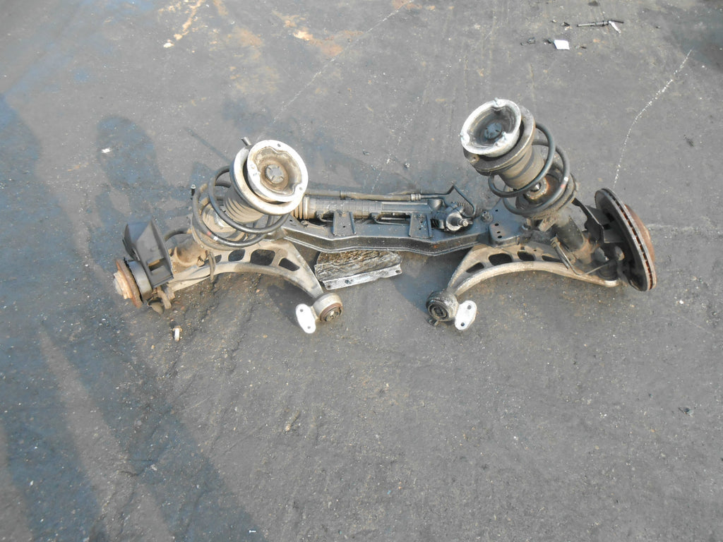 BMW 3 SERIES E46 2004 320d 2.0 TD FRONT CRADLE LEGS SHOCKS HUBS & STEERING RACK