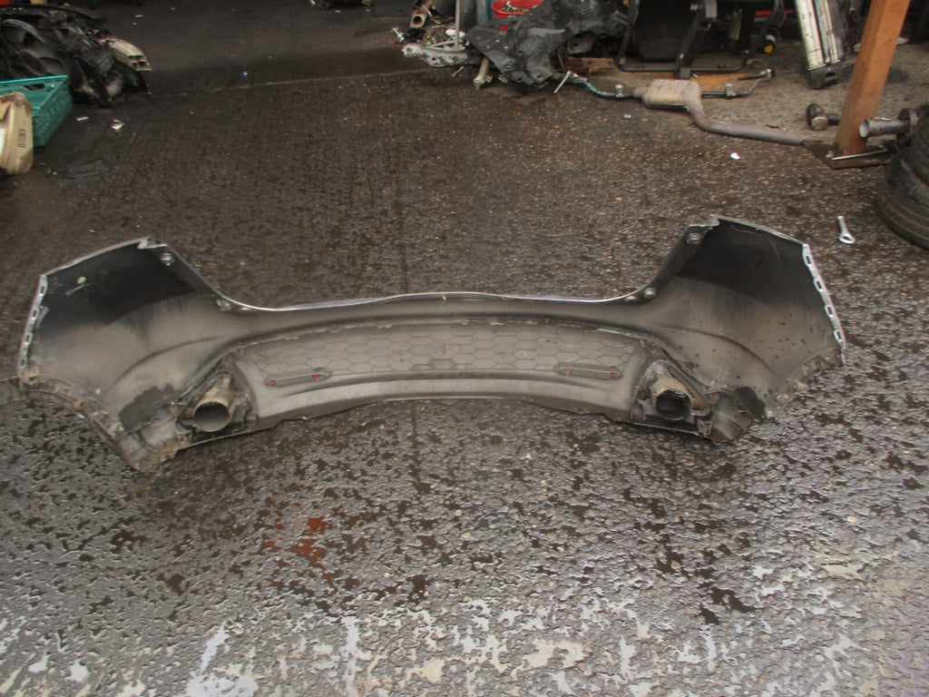2007 HONDA CIVIC MK8 COMPLETE REAR BUMPER WITH EXHAUST TIPS SILVER