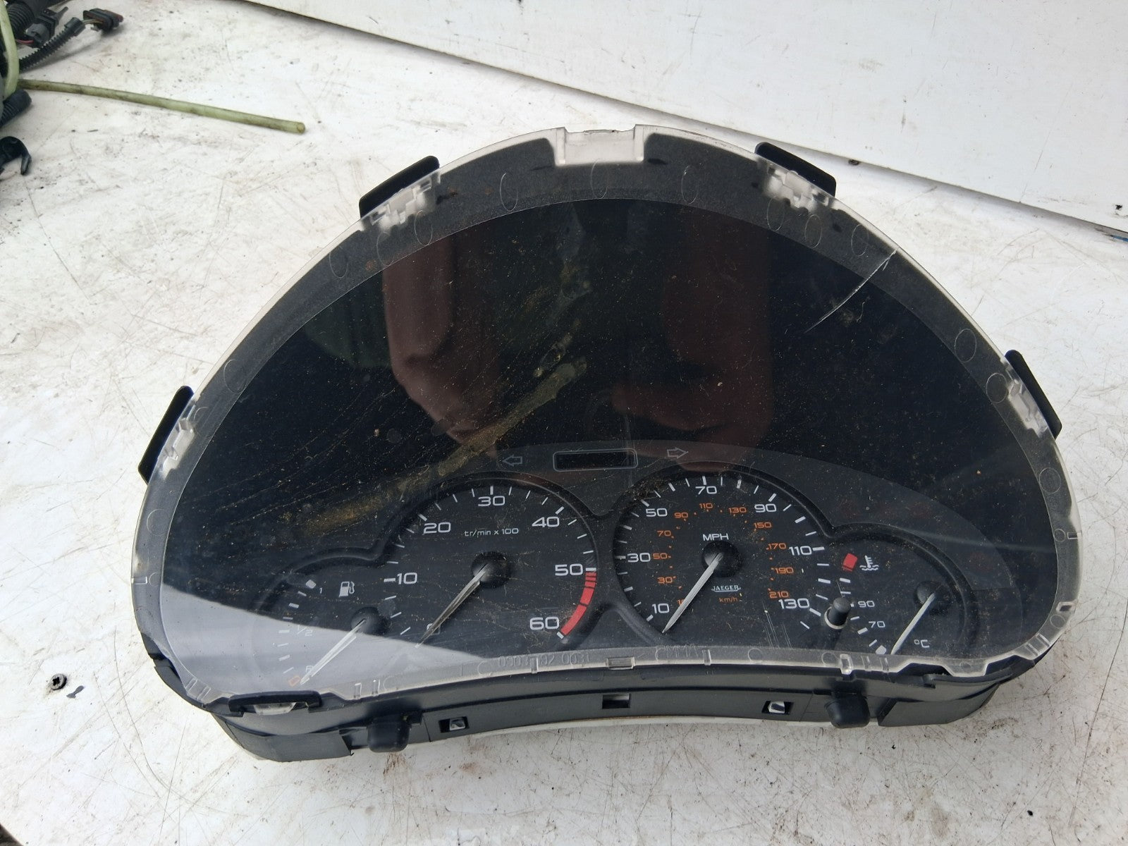 2001 PEUGEOT 206 2.0 HDI DIESEL SPEEDO CLOCKS INSTRUMENT CLUSTER 9643403080