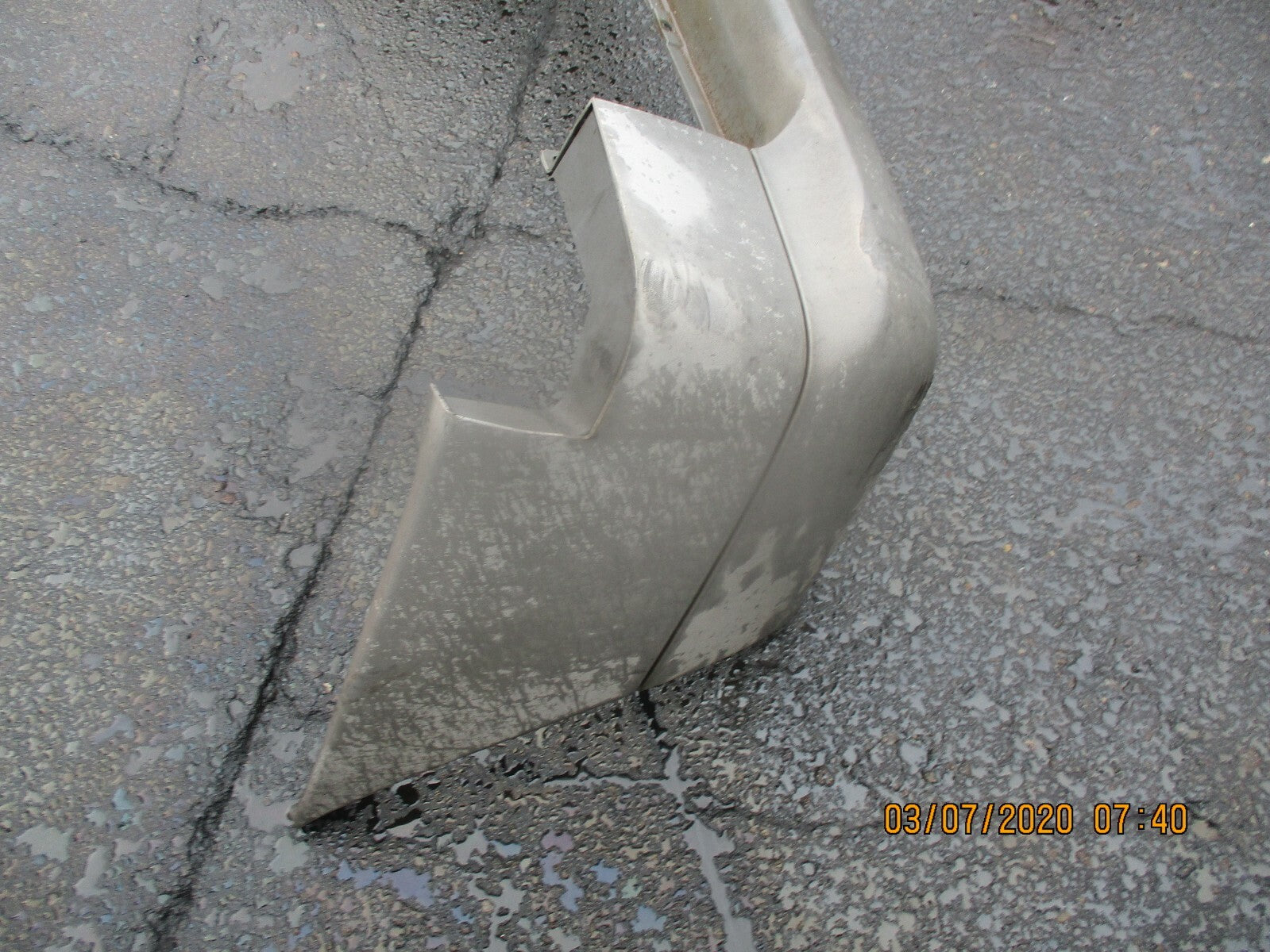 MERCEDES VITO W638 108 REAR BUMPER BLACK GREY