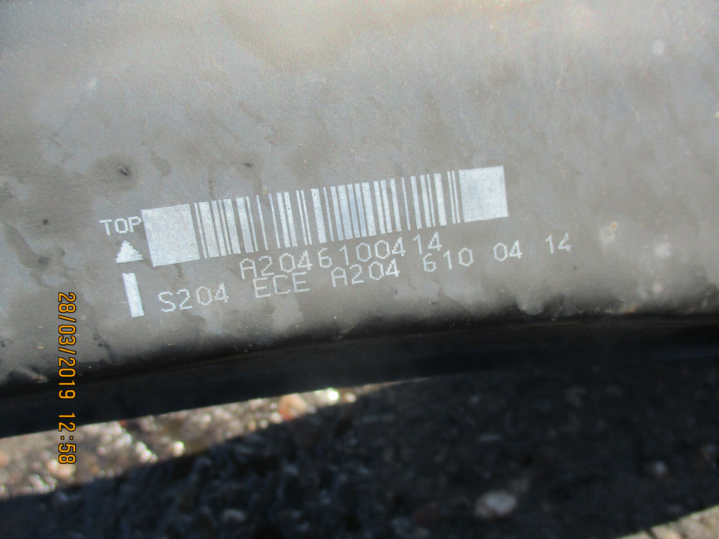 MERCEDES C CLASS S204 2013 REAR BUMPER SUPPORT BAR A2046100414