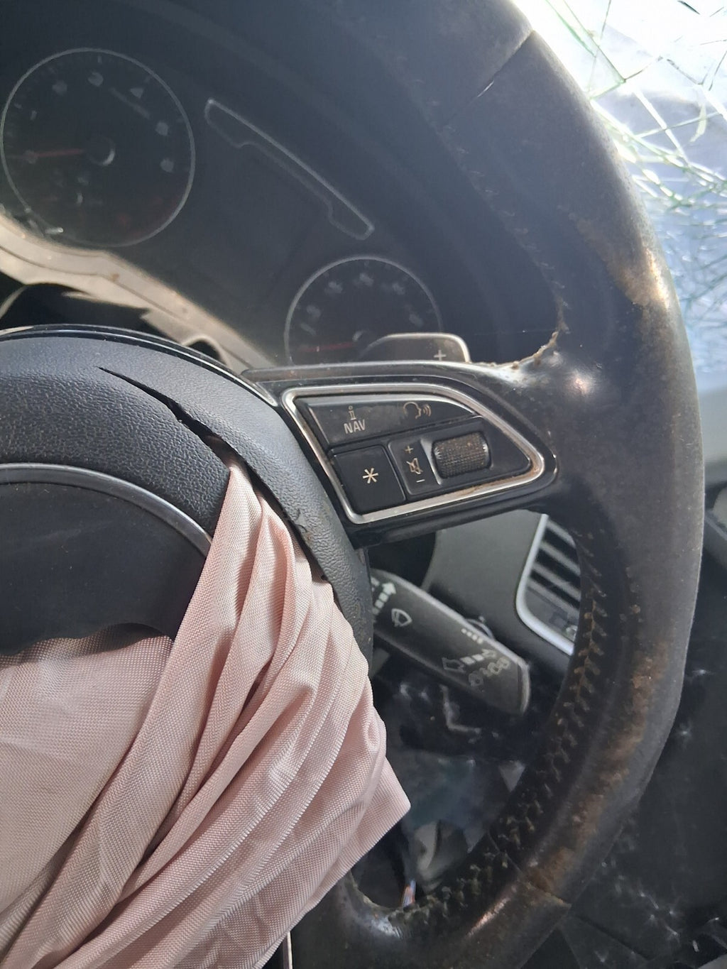 2016 AUDI Q3 8U MULTIFUNCTIONAL STEERING WHEEL