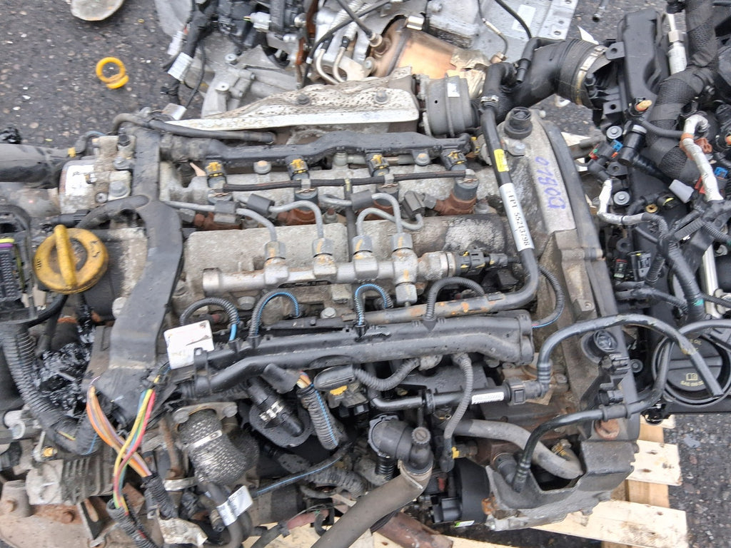 2013 FIAT DOBLO 1.6 MULTIJET DIESEL BARE ENGINE WITH PUMPS & INJECTORS 198A3.000