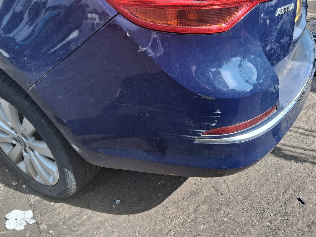 2013 VAUXHALL ASTRA J ESTATE REAR COMPLETE BUMPER BLUE