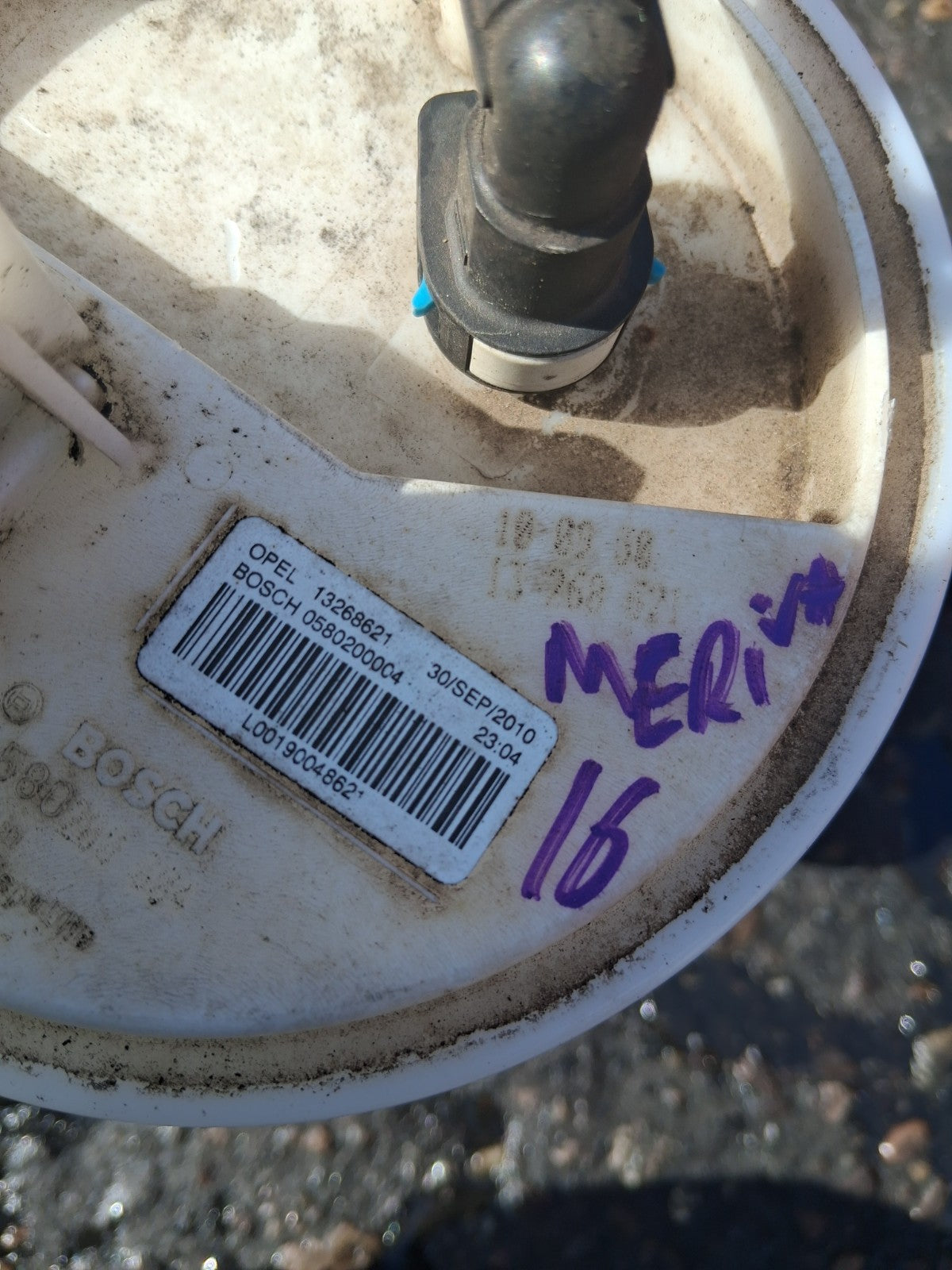 2016 VAUXHALL MERIVA B MK2 1.4 PETROL IN TANK FUEL PUMP SENDING UNIT 13268621