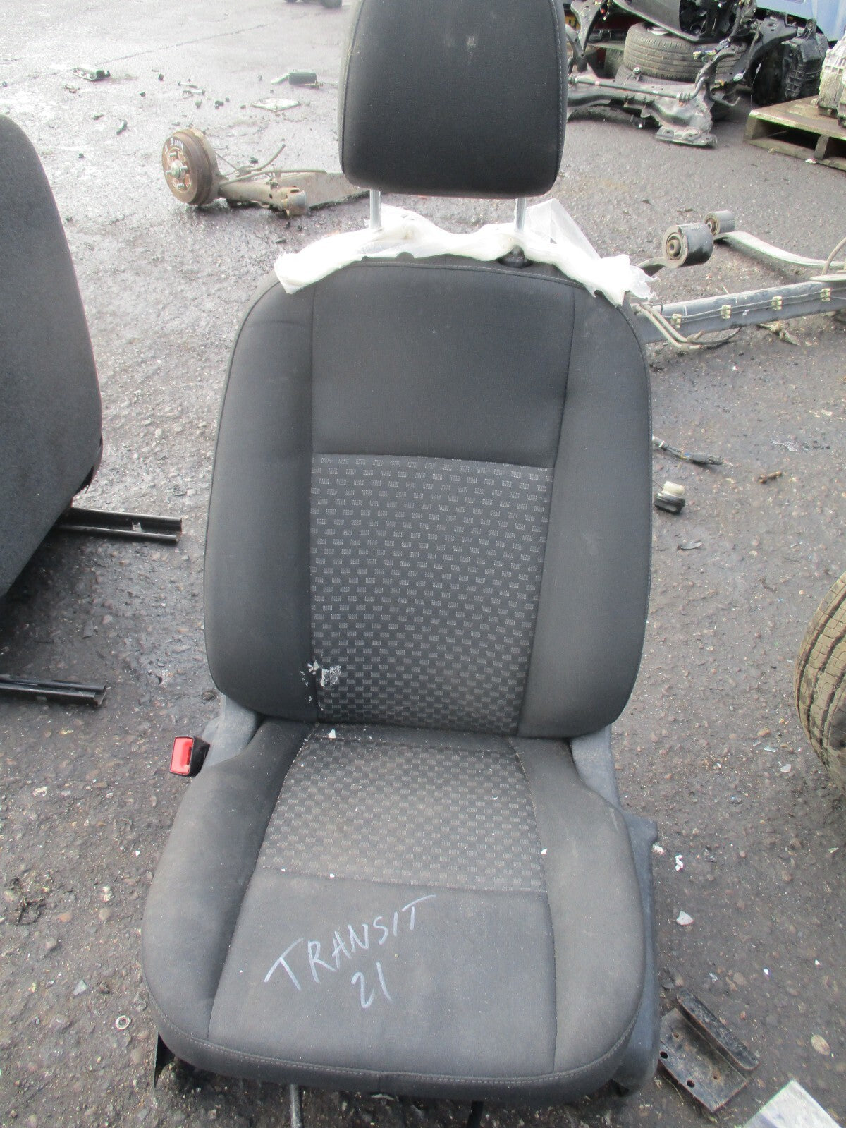 FORD TRANSIT 350 MK8 2021 NSF PASSENGER SIDE FRONT SINGLE SEAT FABRIC