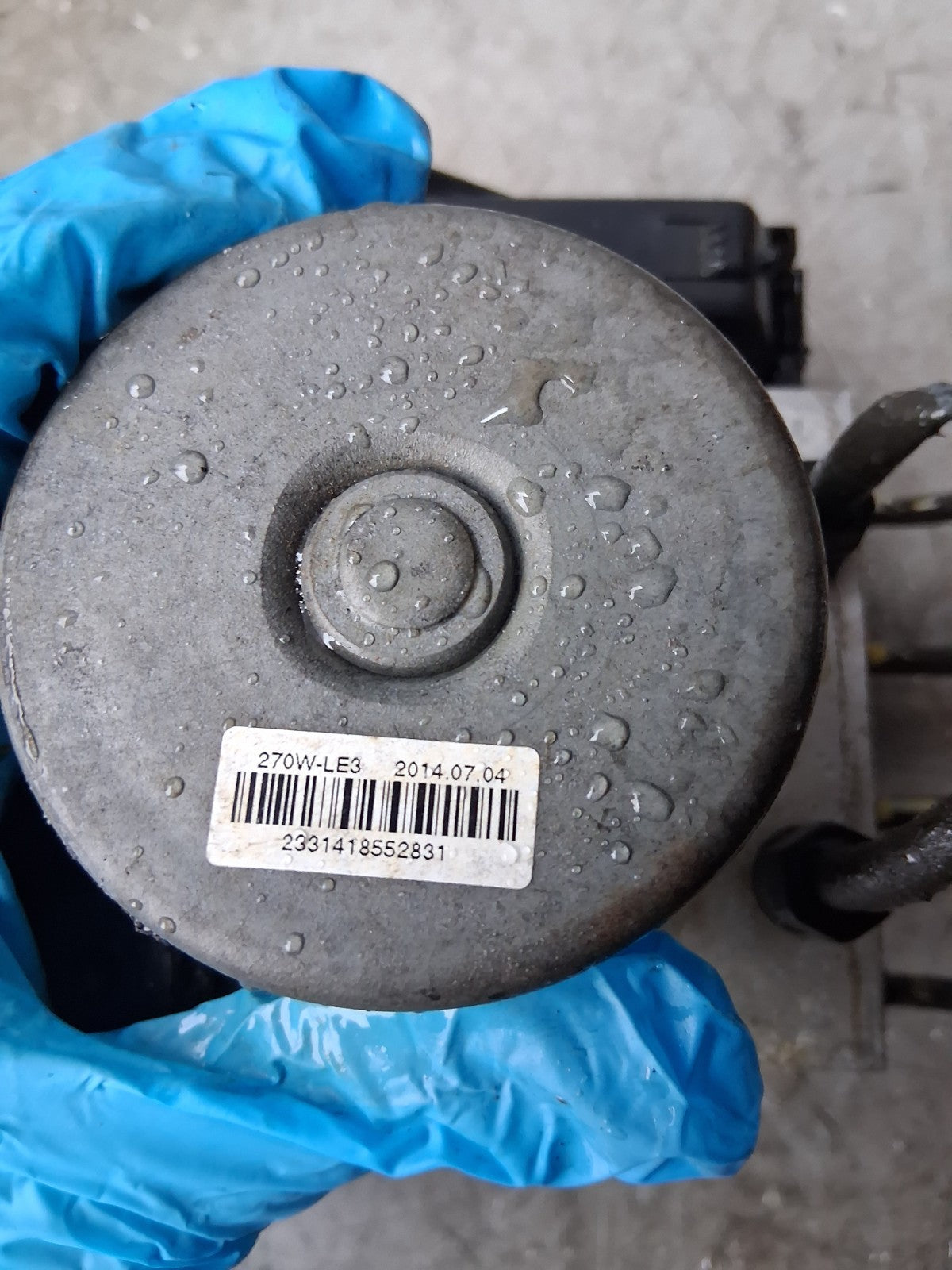 2013 HYUNDAI I40 ABS PUMP & CONTROL MODULE 01115386ABB