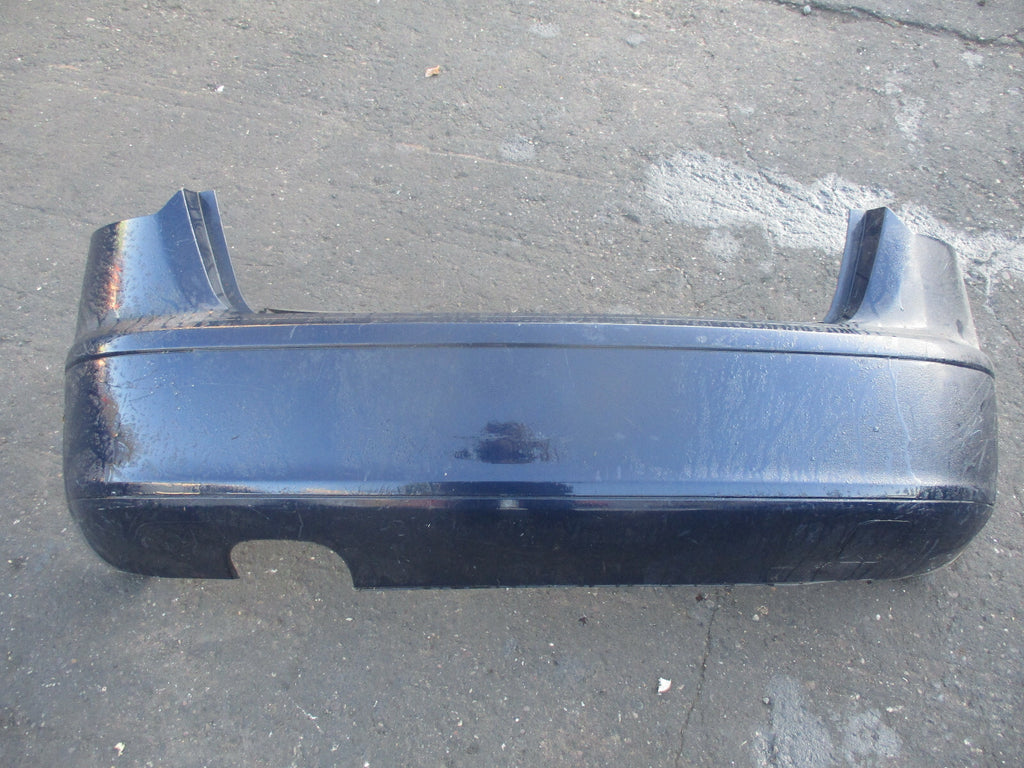 AUDI A3 8P MK2 2005 REAR BACK BUMPER DARK BLUE