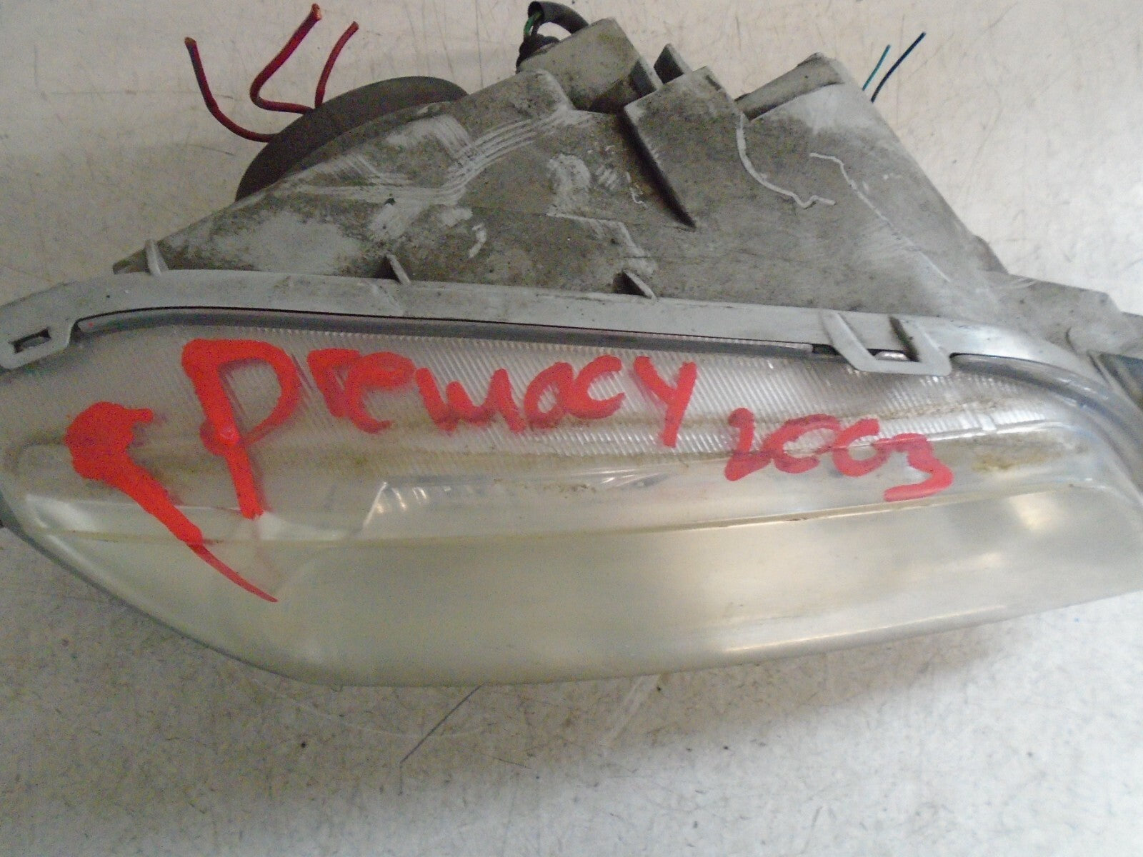 MAZDA PREMACY 2003 MK1 OS DRIVER SIDE HEADLIGHT HEADLAMP