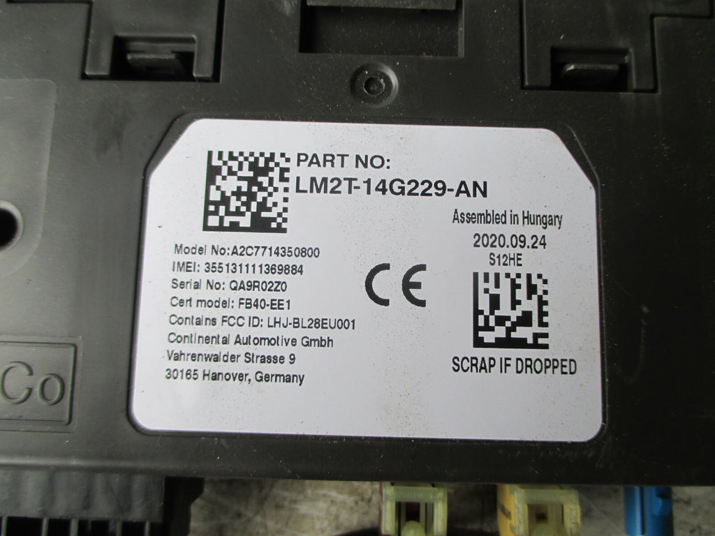 FORD GALAXY MK4 2020 MOBILE RECEIVER TRANSCEIVER ECU MODULE LM2T-14G229-AN