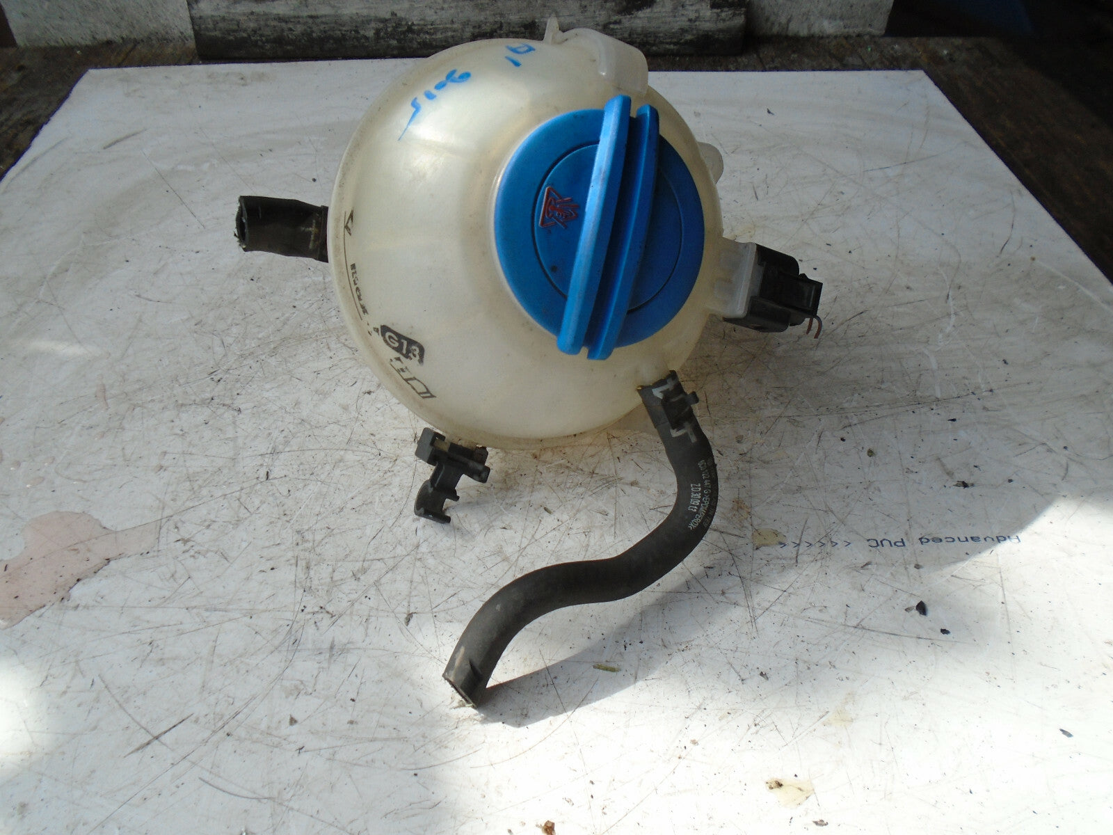 AUDI A1 8X 2015 WATER COOLANT EXPANSION TANK BOTTLE 6Q0121407B