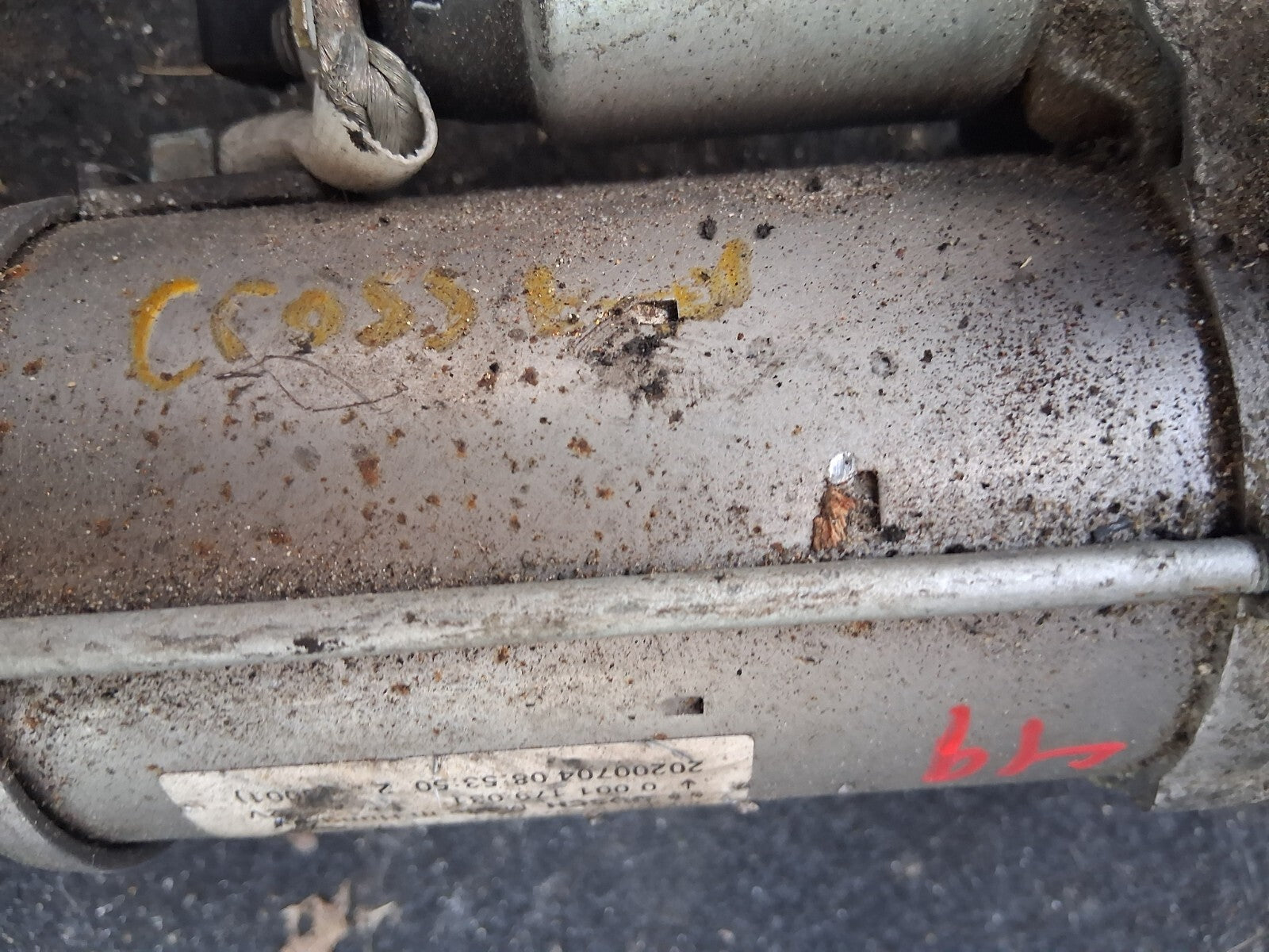 VAUXHALL CROSSLAND X 2020 1.2 PETROL STARTER MOTOR 9830507480