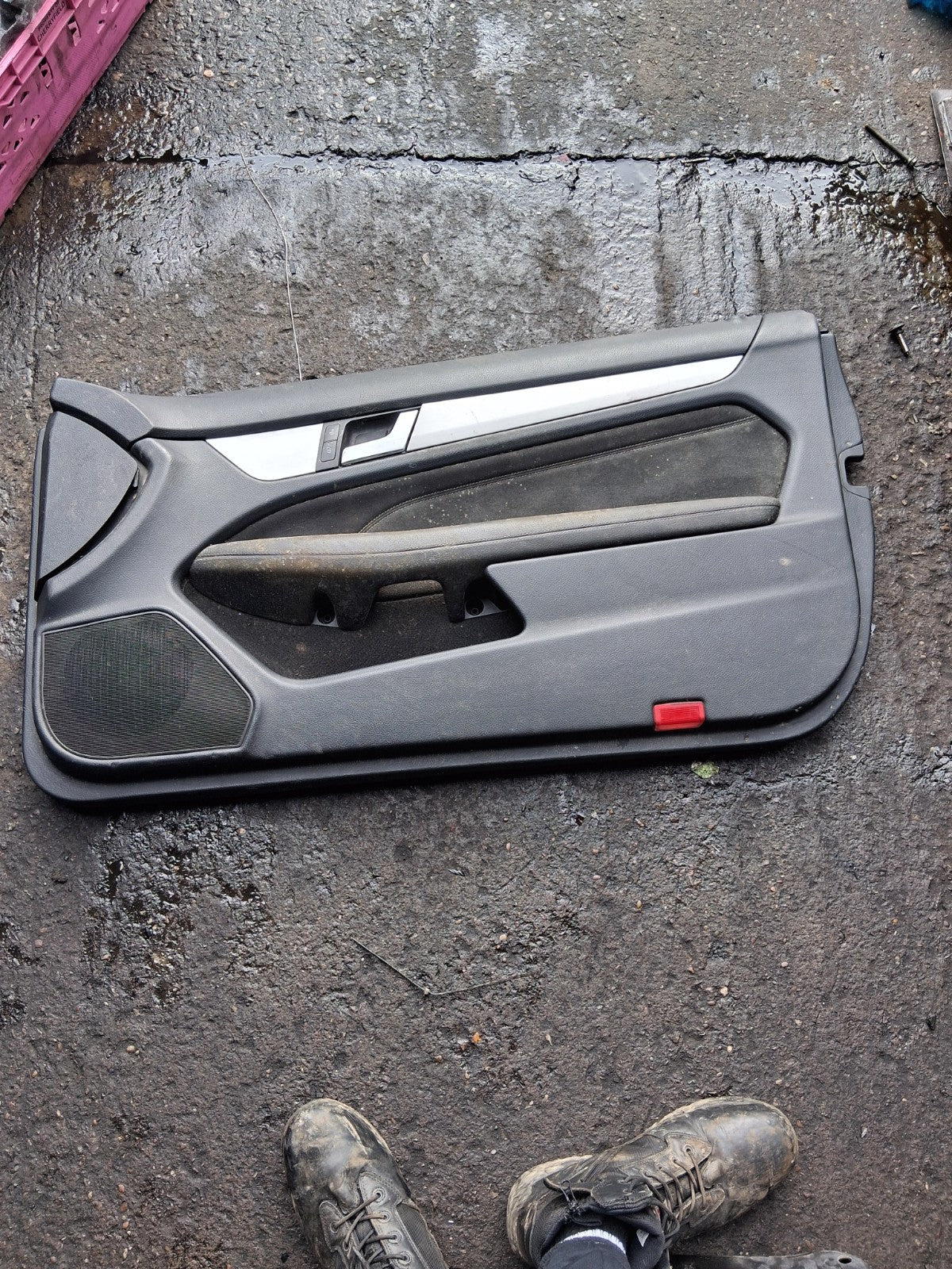 2014 MERCEDES BENZ C CLASS W204 COUPE OSF DRIVER SIDE DOOR CARD PANEL