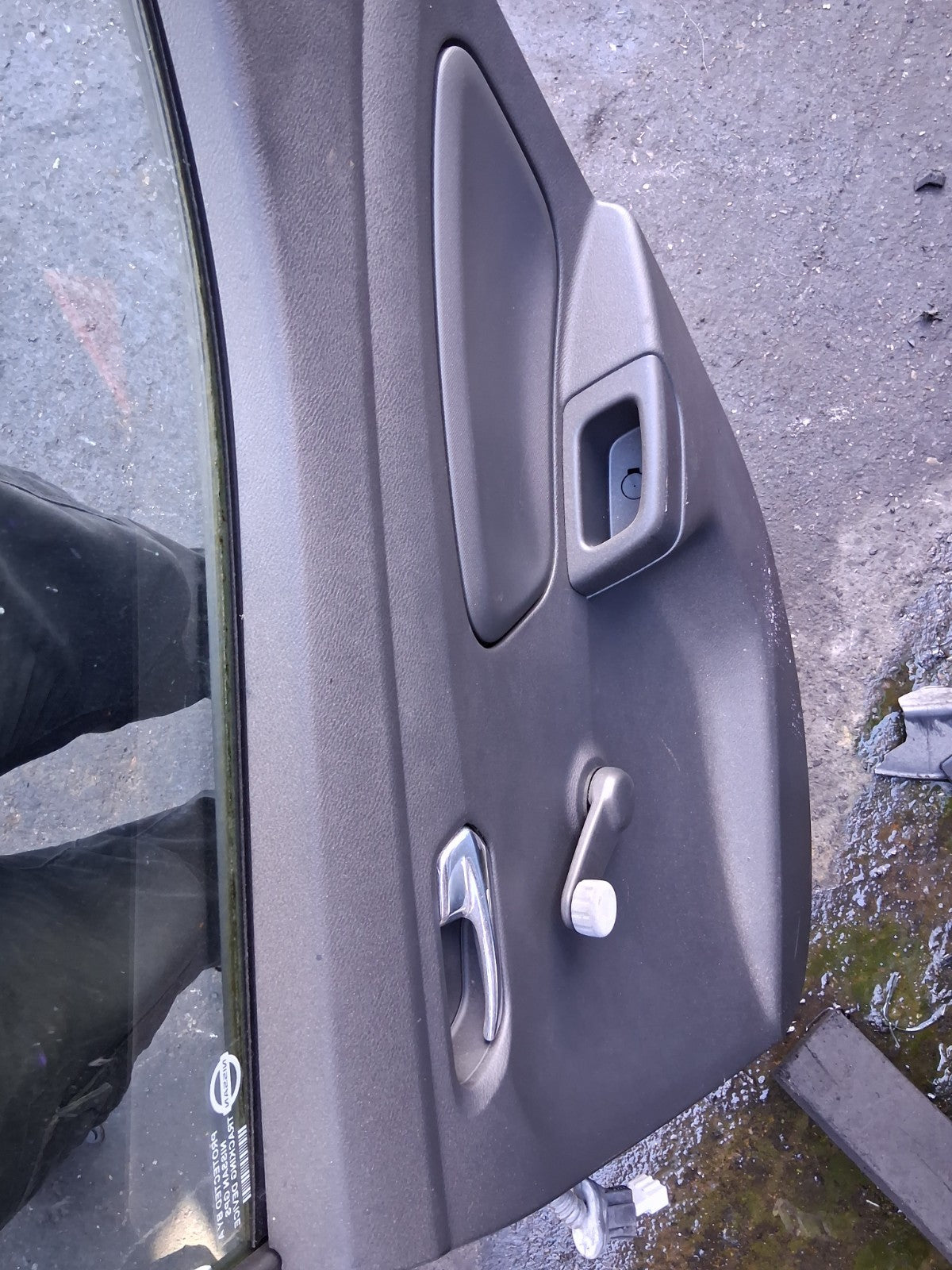2018 NISSAN MICRA K14 OSR DRIVER SIDE REAR COMPLETE DOOR GREY TITANIUM KPN