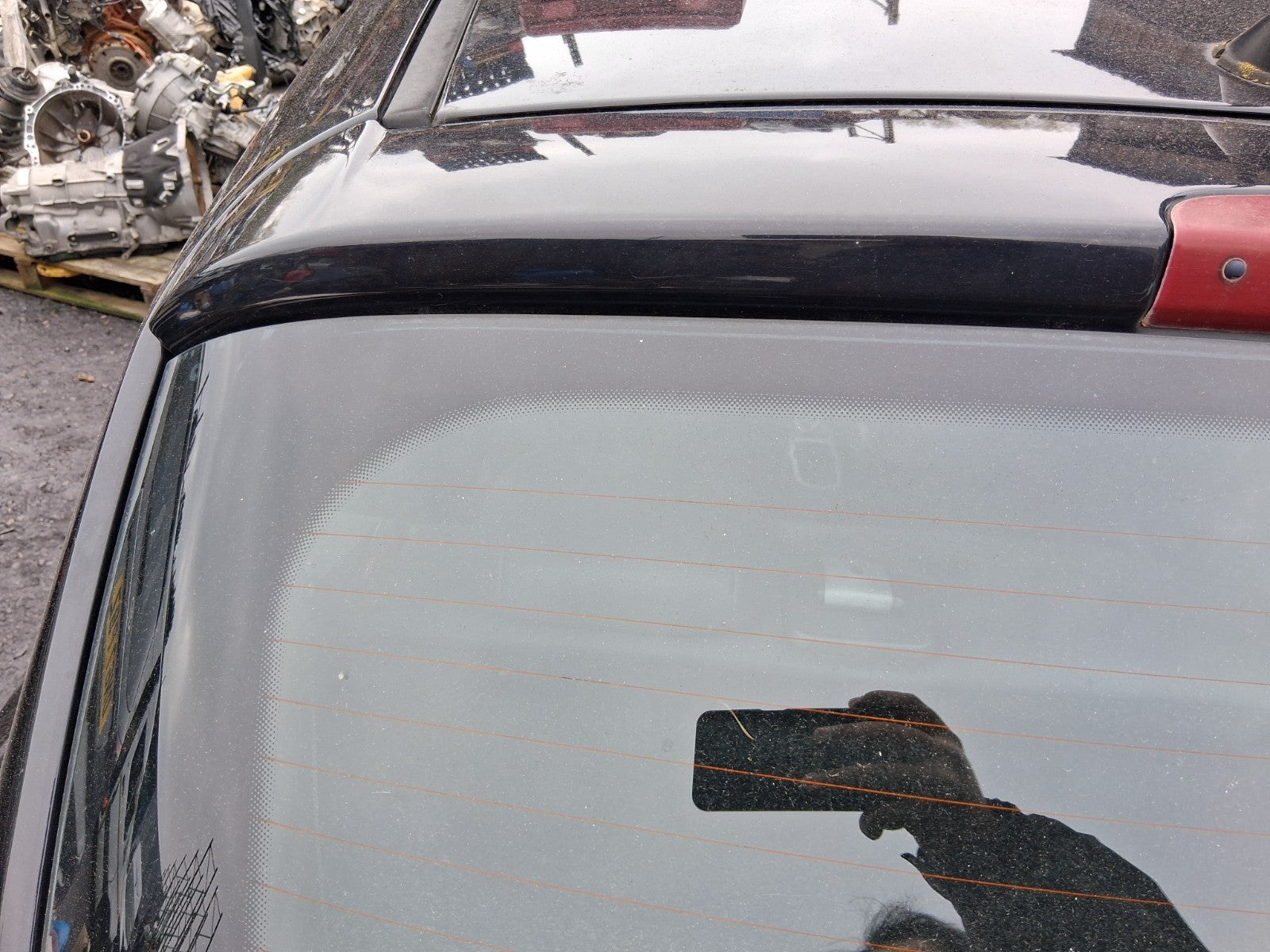 2009 VAUXHALL CORSA D REAR BOOTLID TAILGATE COMPLETE BLACK