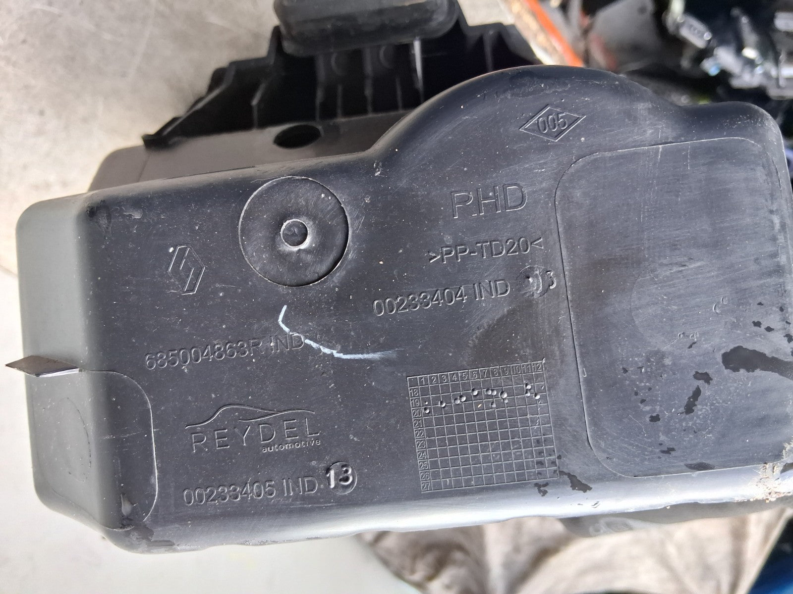 2023 RENAULT MASTER MK3 FRONT STORAGE COMPARTMENT GLOVEBOX 685004863