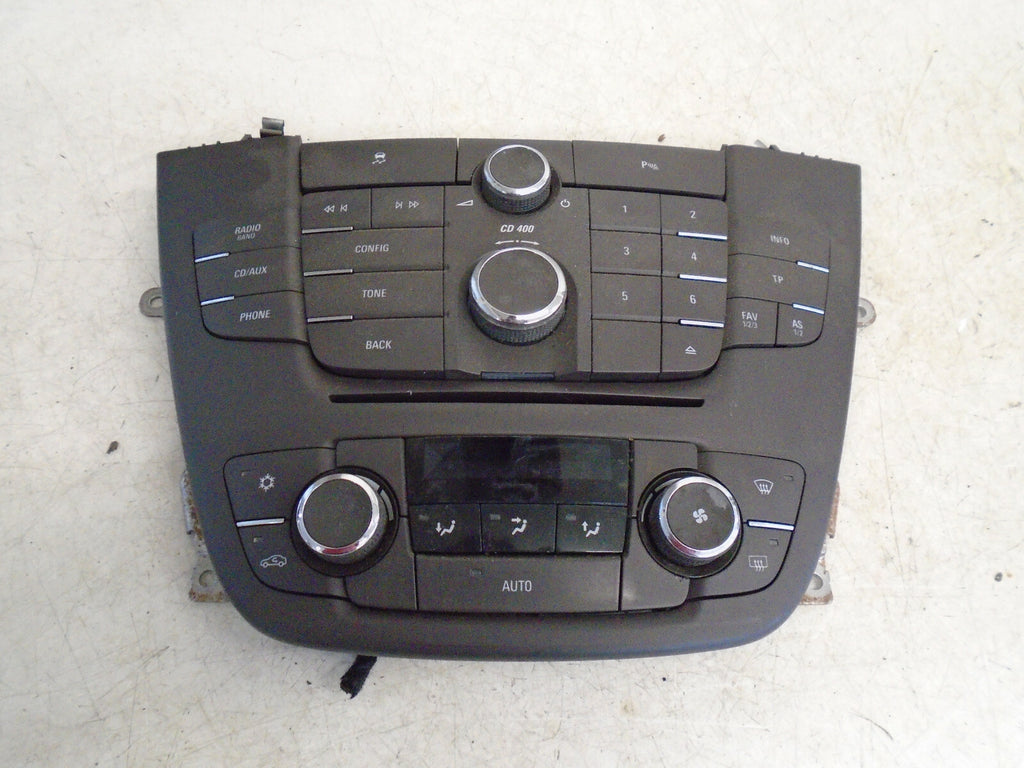 VAUXHALL INSIGNIA MK1 2011 RADIO AC CLIMATE CONTROL SWITCH STEREO HEAD UNIT