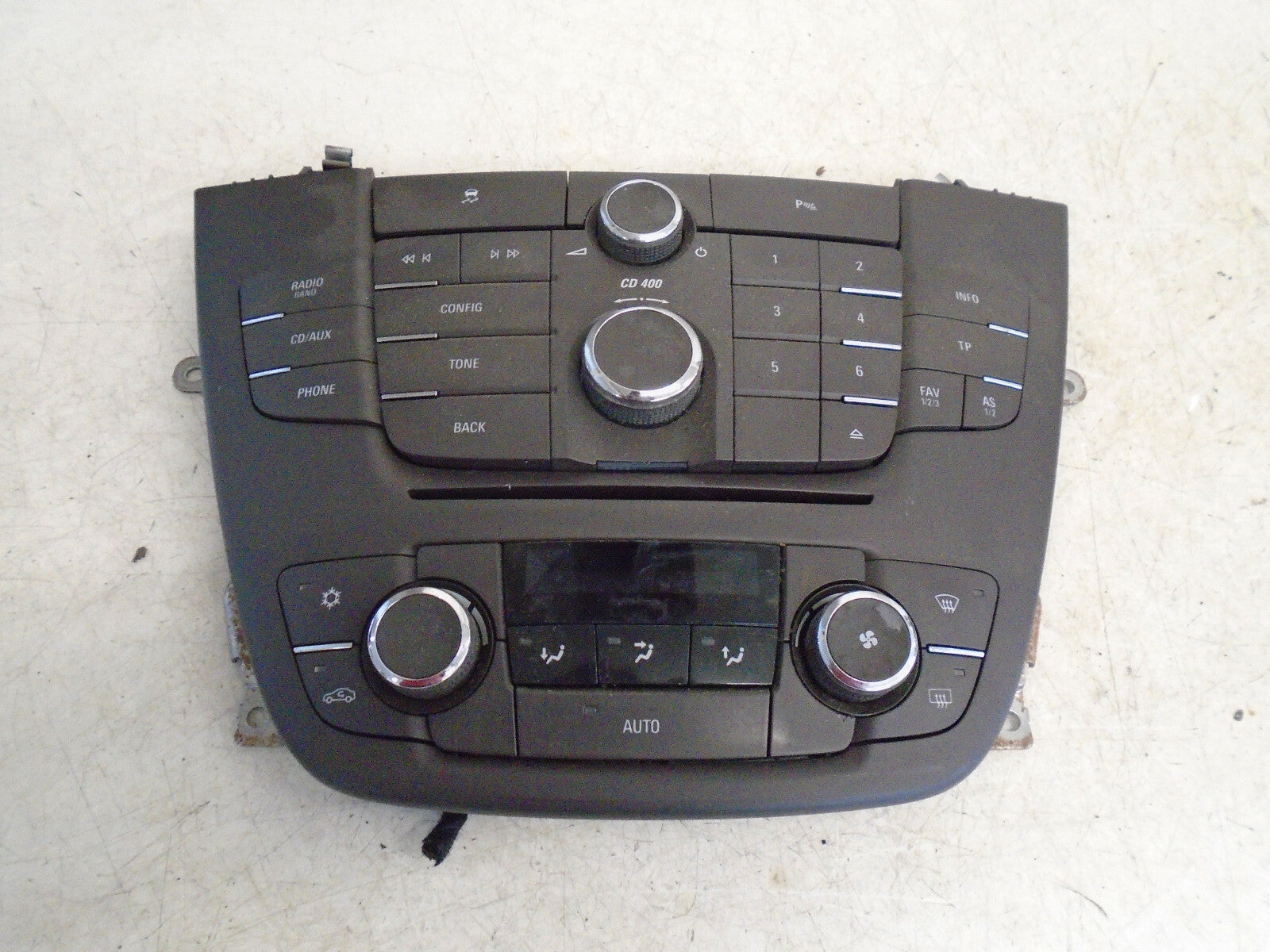 VAUXHALL INSIGNIA MK1 2011 RADIO AC CLIMATE CONTROL SWITCH STEREO HEAD UNIT