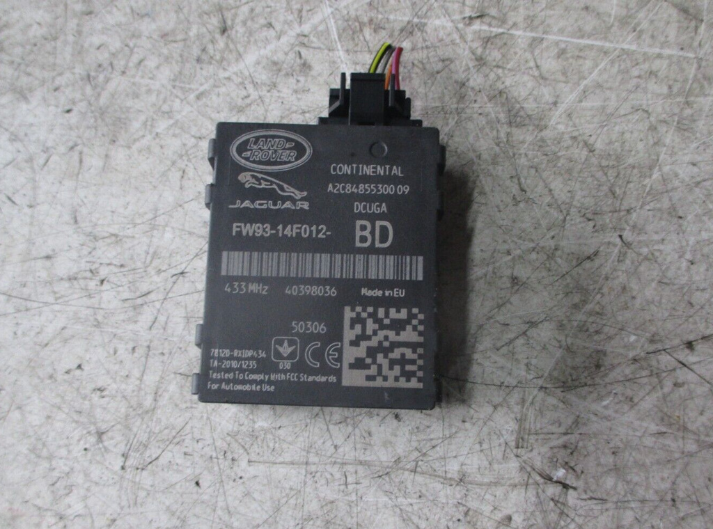 JAGUAR XE X760 2016 2.0 DIESEL DISCOVERY SPORT CONTROL UNIT MODULE FW9314F012BD