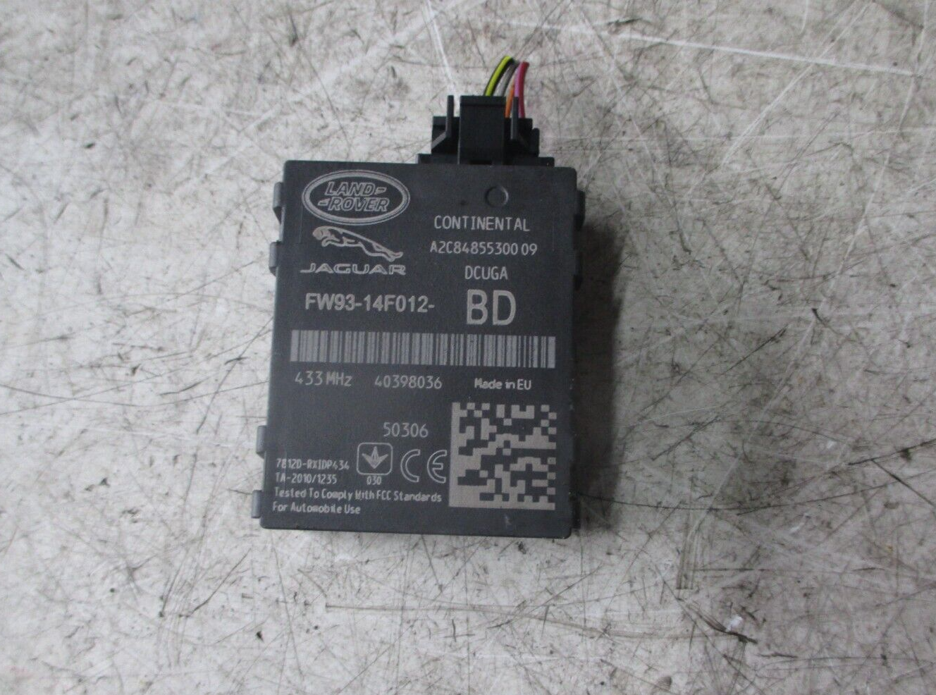 JAGUAR XE X760 2016 2.0 DIESEL DISCOVERY SPORT CONTROL UNIT MODULE FW9314F012BD