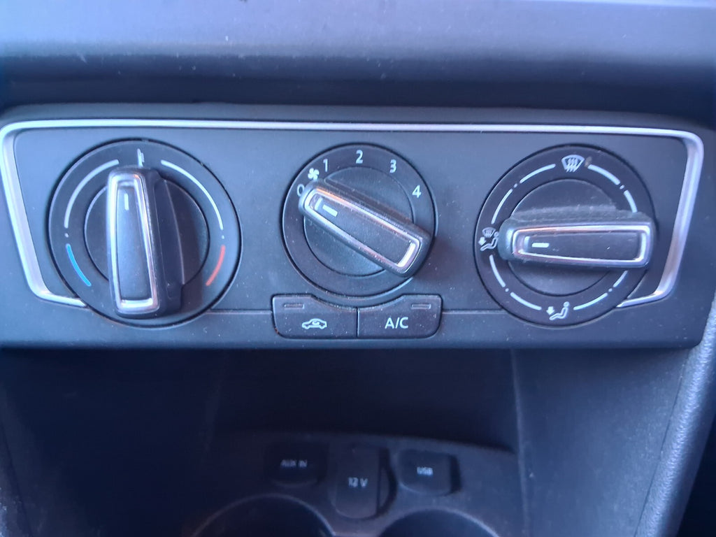 2017 VW VOLKSWAGEN POLO MK5 AC HEATER CLIMATE CONTROL SWITCH PANEL